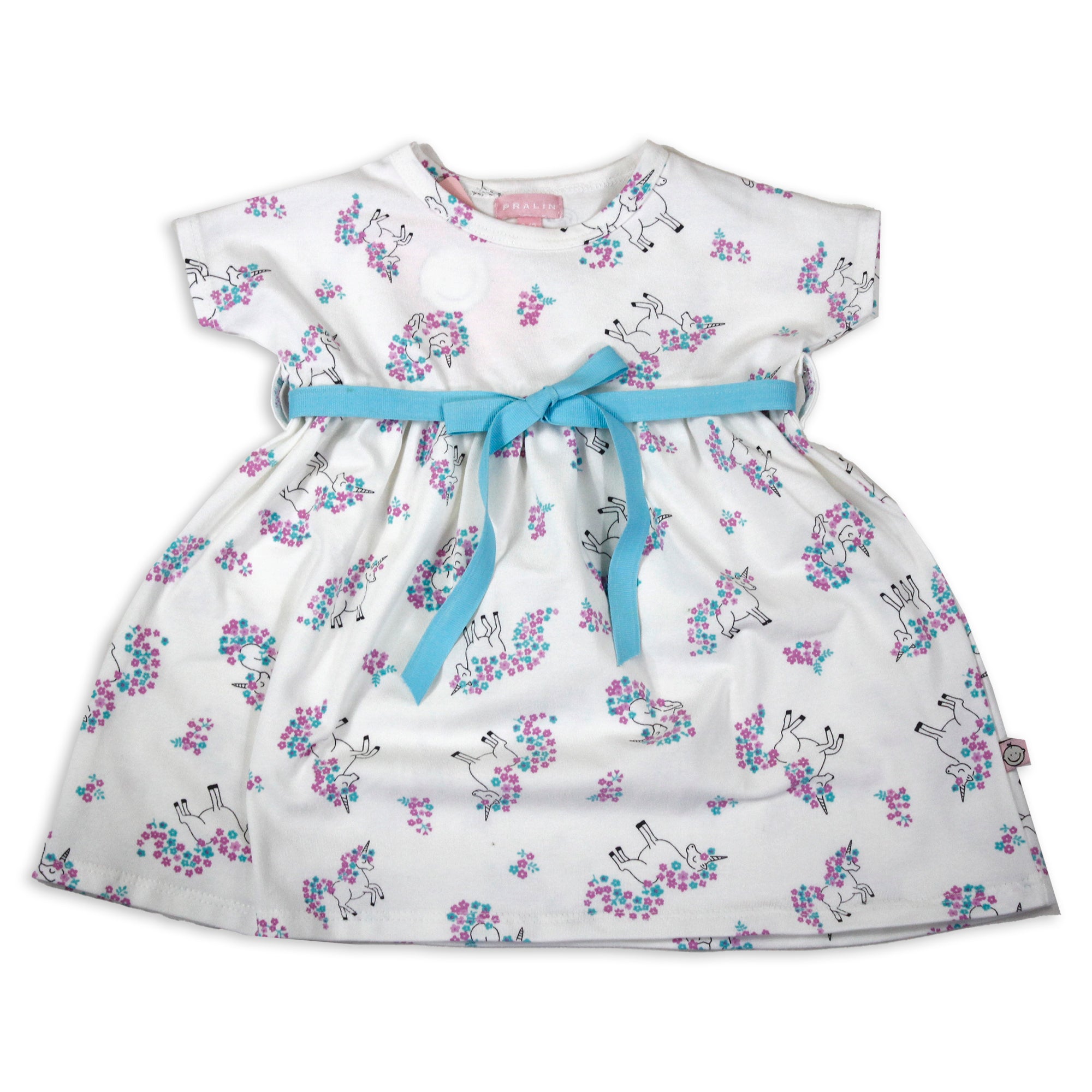 Vestido Blanco con Listón 10050 Beba