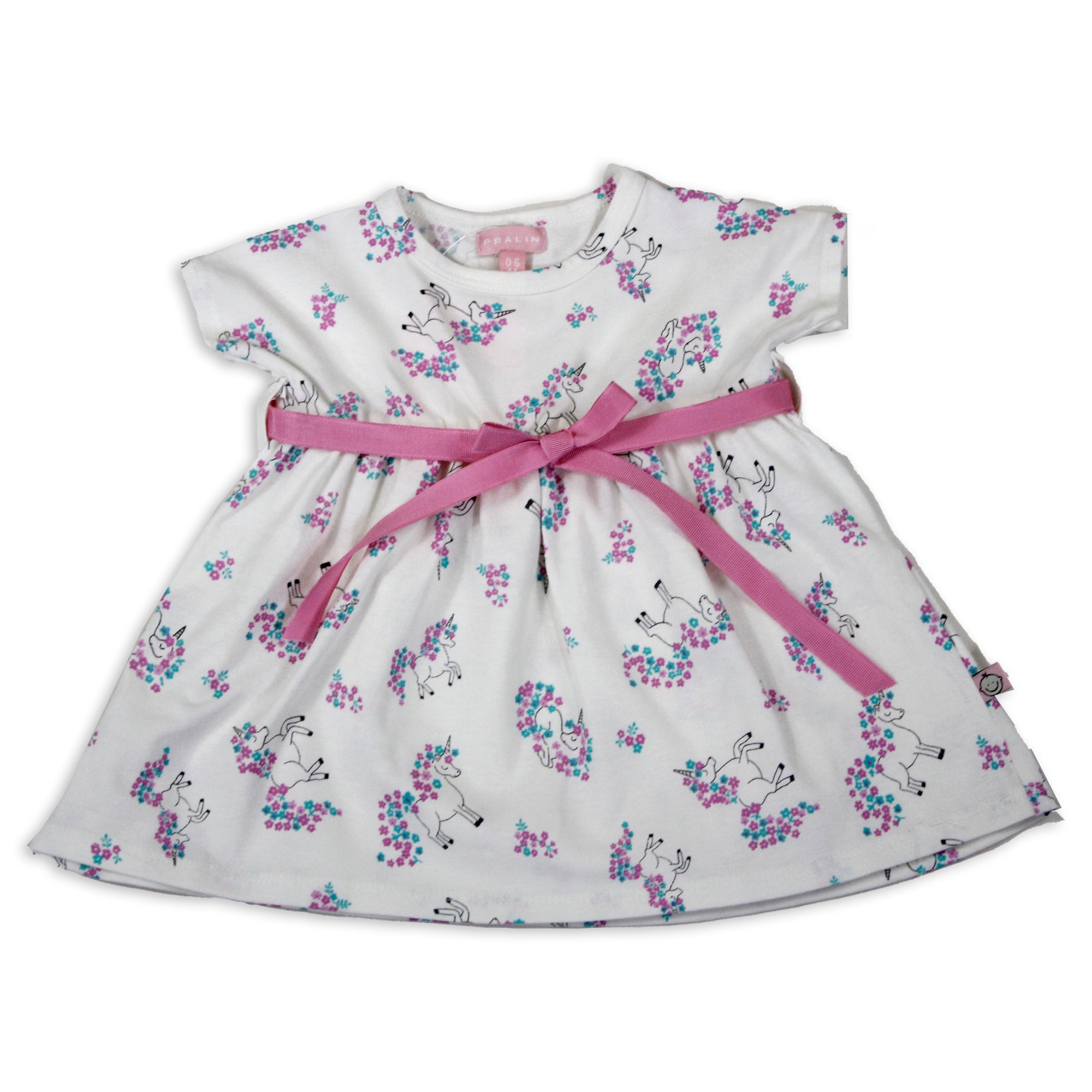 Vestido Blanco con Listón 10050 Beba