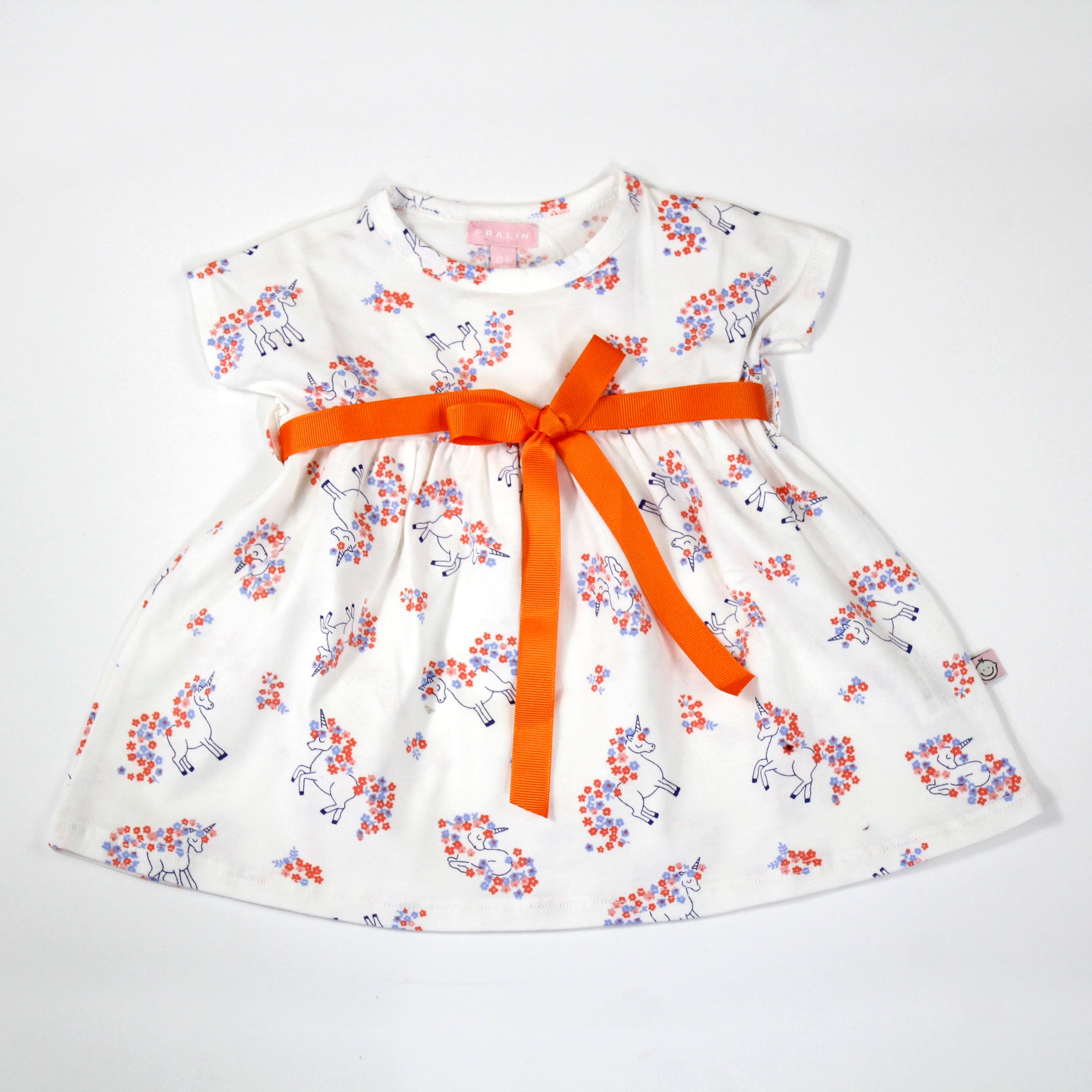 Vestido Blanco con Listón 10050 Beba