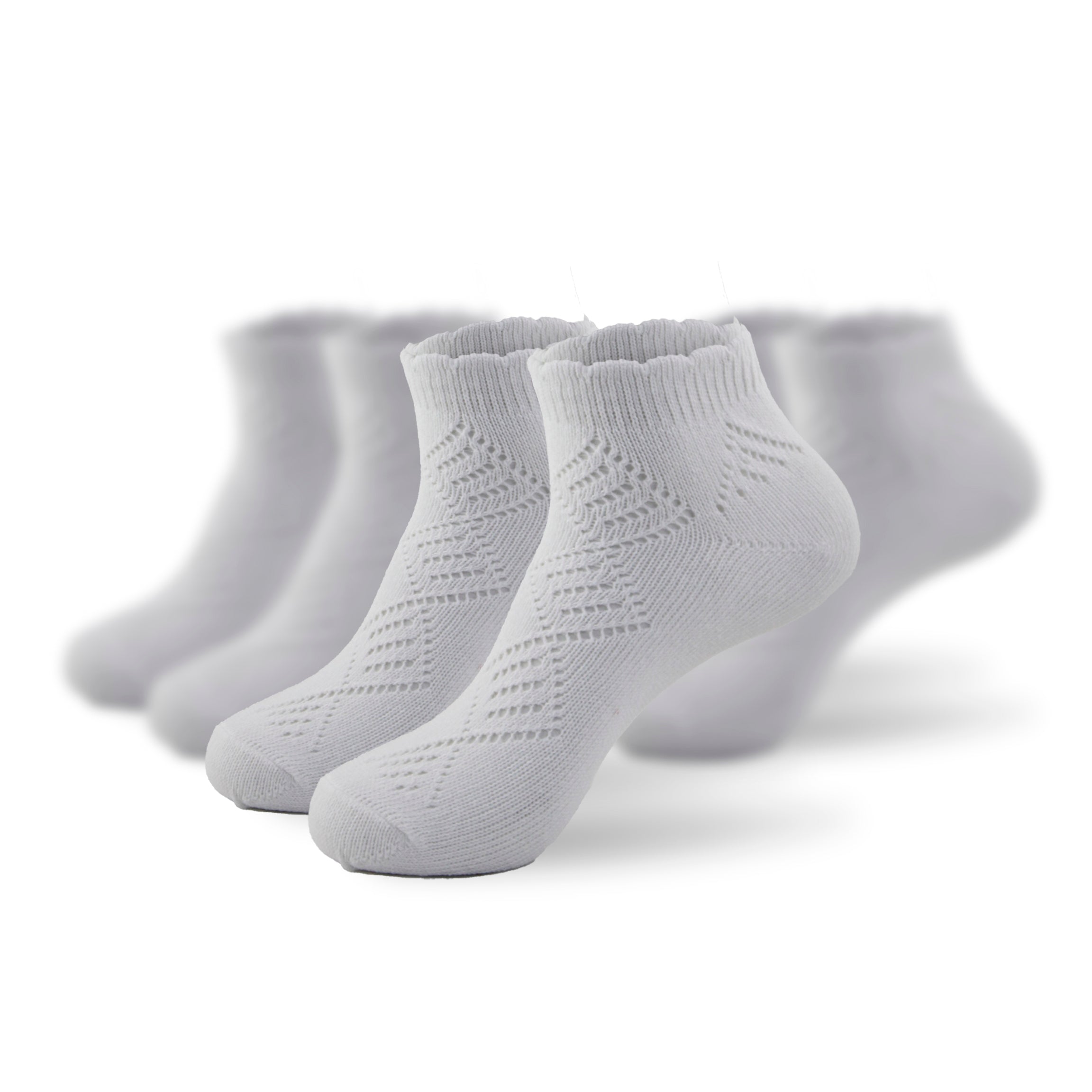 Calcetas Escolares Cortas 0032 Niña - 3 Pack