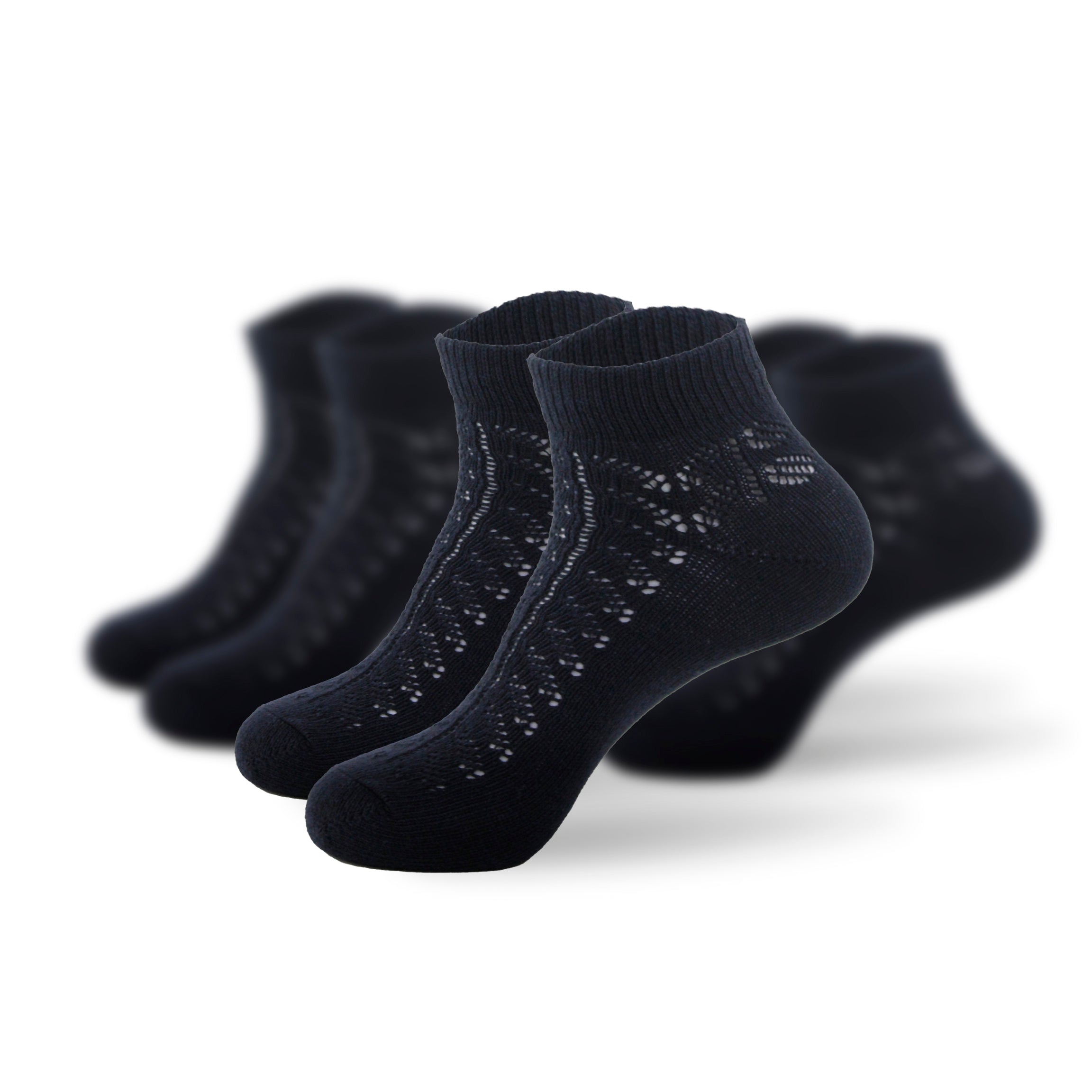 Calcetas Escolares Cortas 0032 Niña - 3 Pack