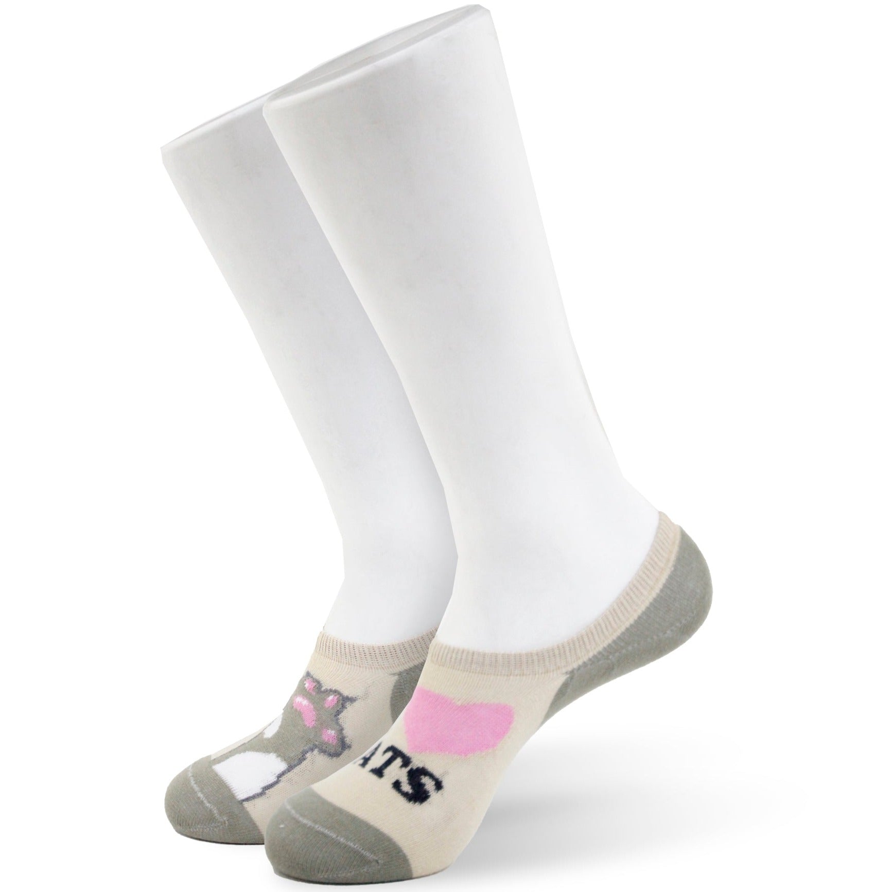 Calceta Invisible I LOVE CATS 0253 Mujer