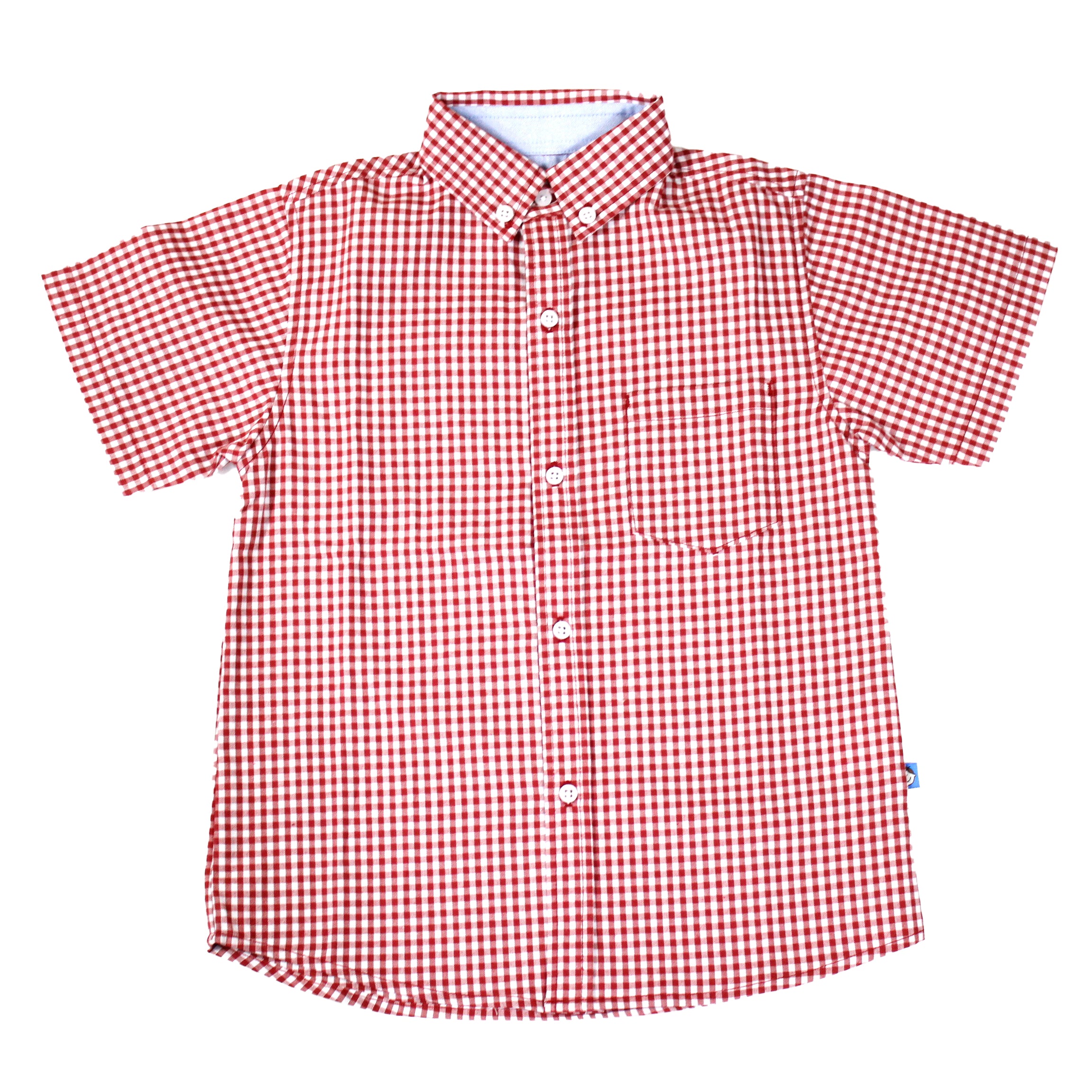 Camisa Manga Corta Roja 10115 Niño