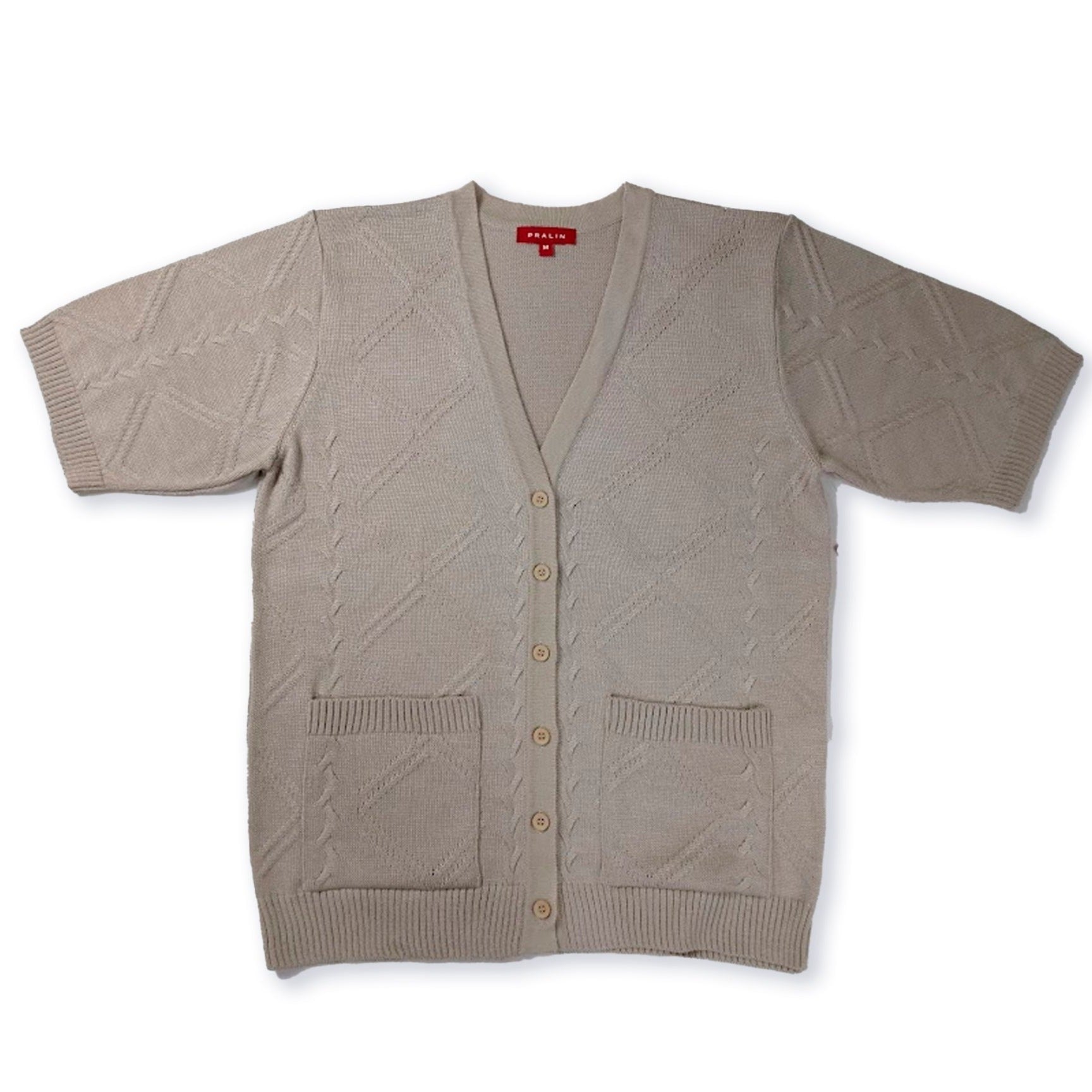 Suéter Manga Corta con Bolsas 10469 Mujer