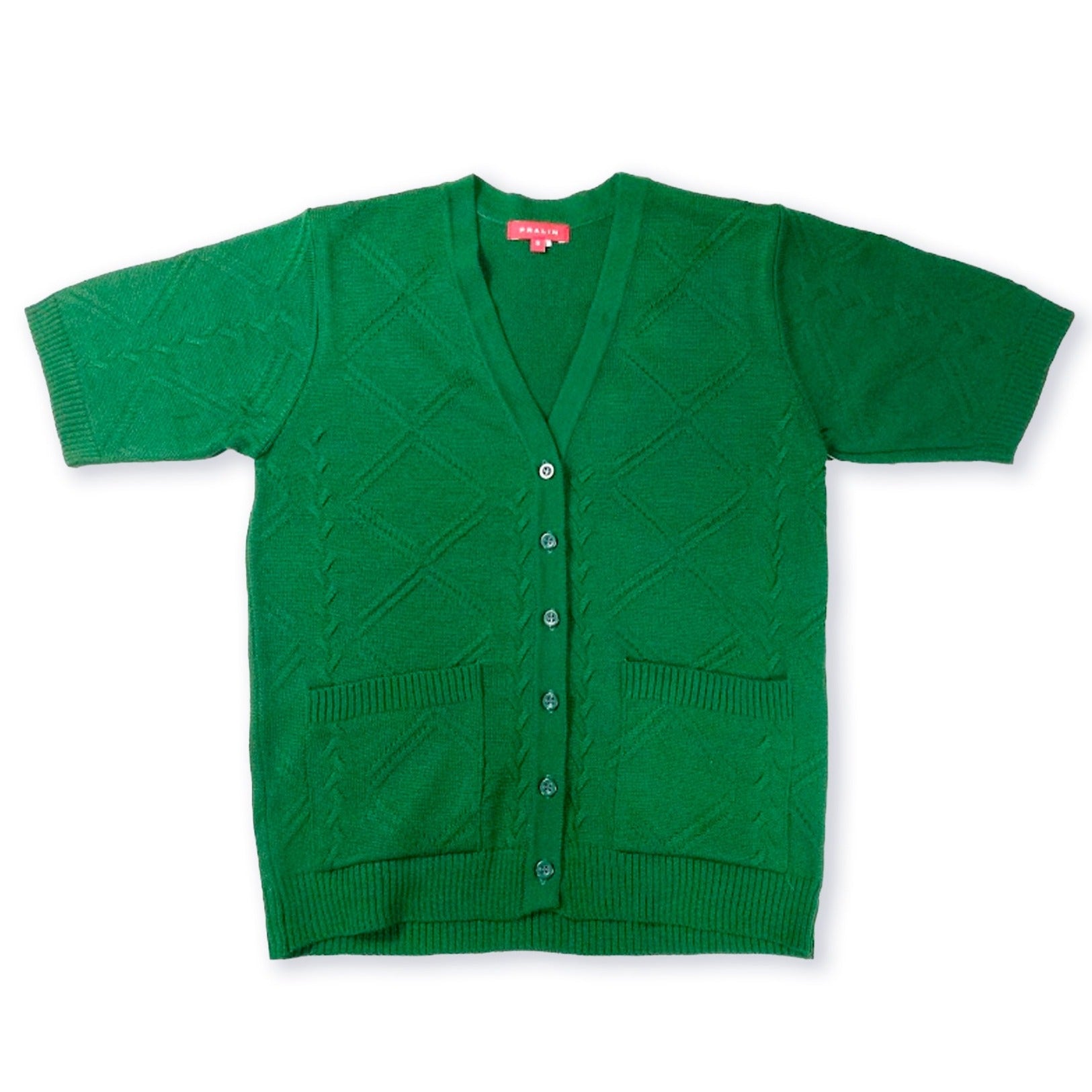 Suéter Manga Corta con Bolsas 10469 Mujer