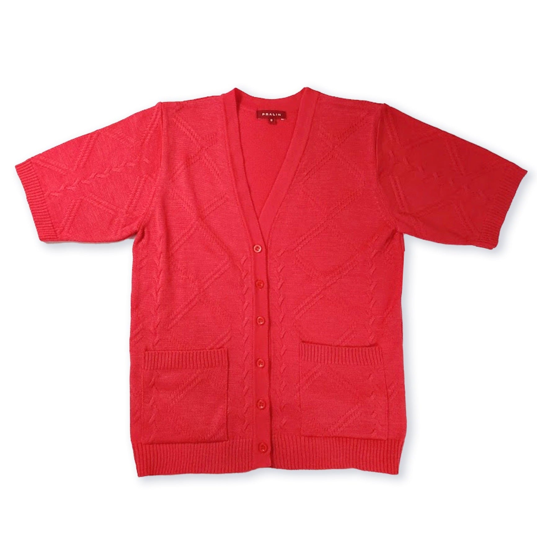 Suéter Manga Corta con Bolsas 10469 Mujer