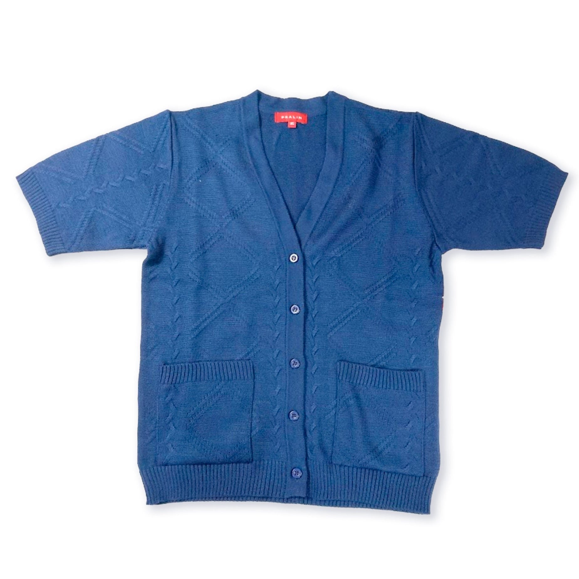 Suéter Manga Corta con Bolsas 10469 Mujer