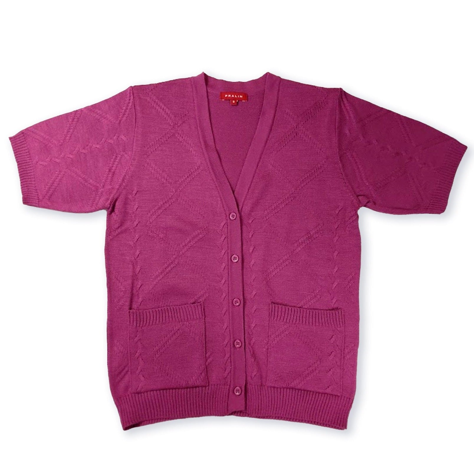 Suéter Manga Corta con Bolsas 10469 Mujer