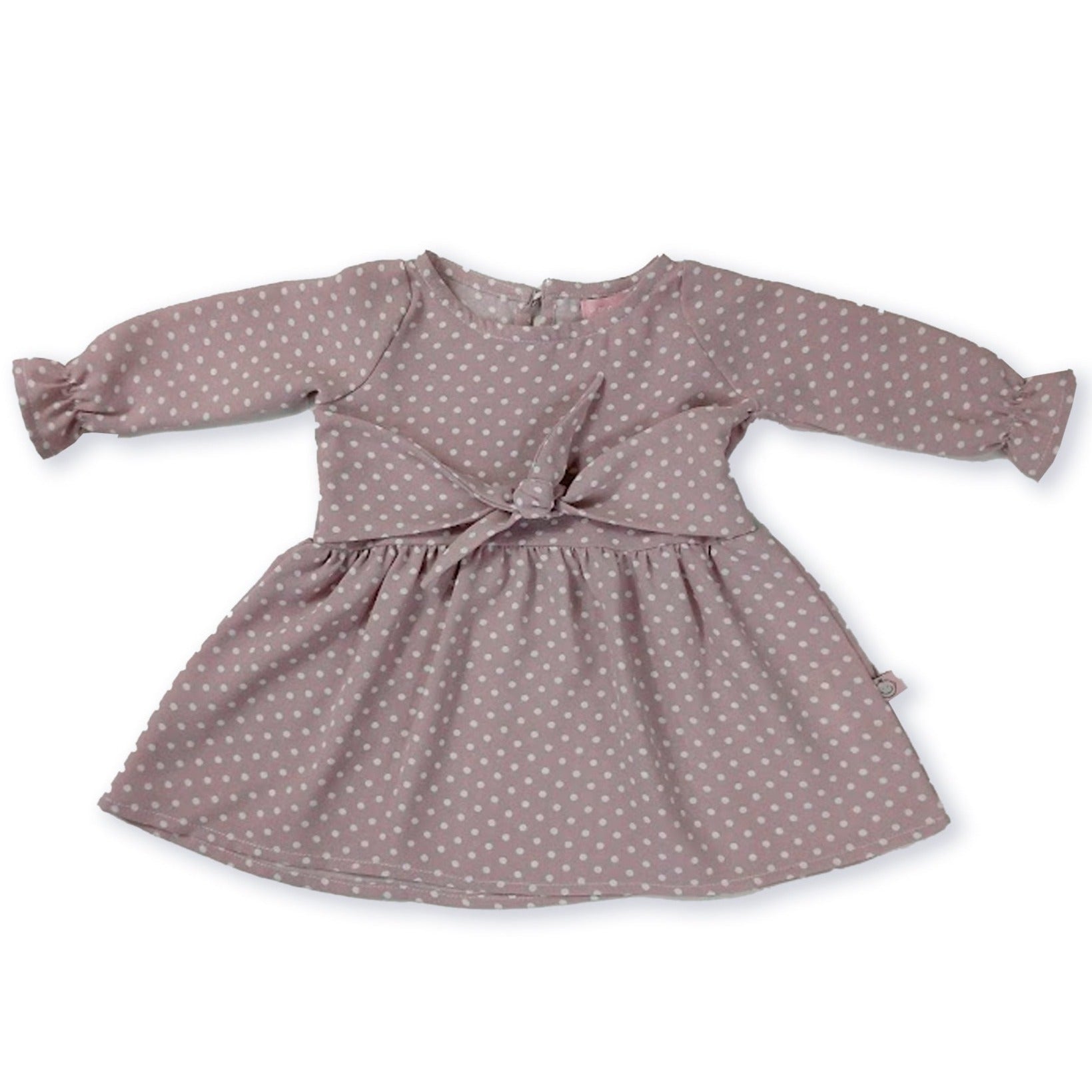 Vestido Rosado de Manga Larga 10060 Beba