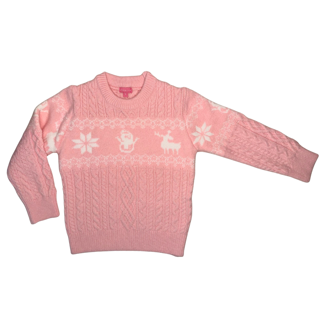 Suéter Navideño Cuello Redondo 10227 Niña