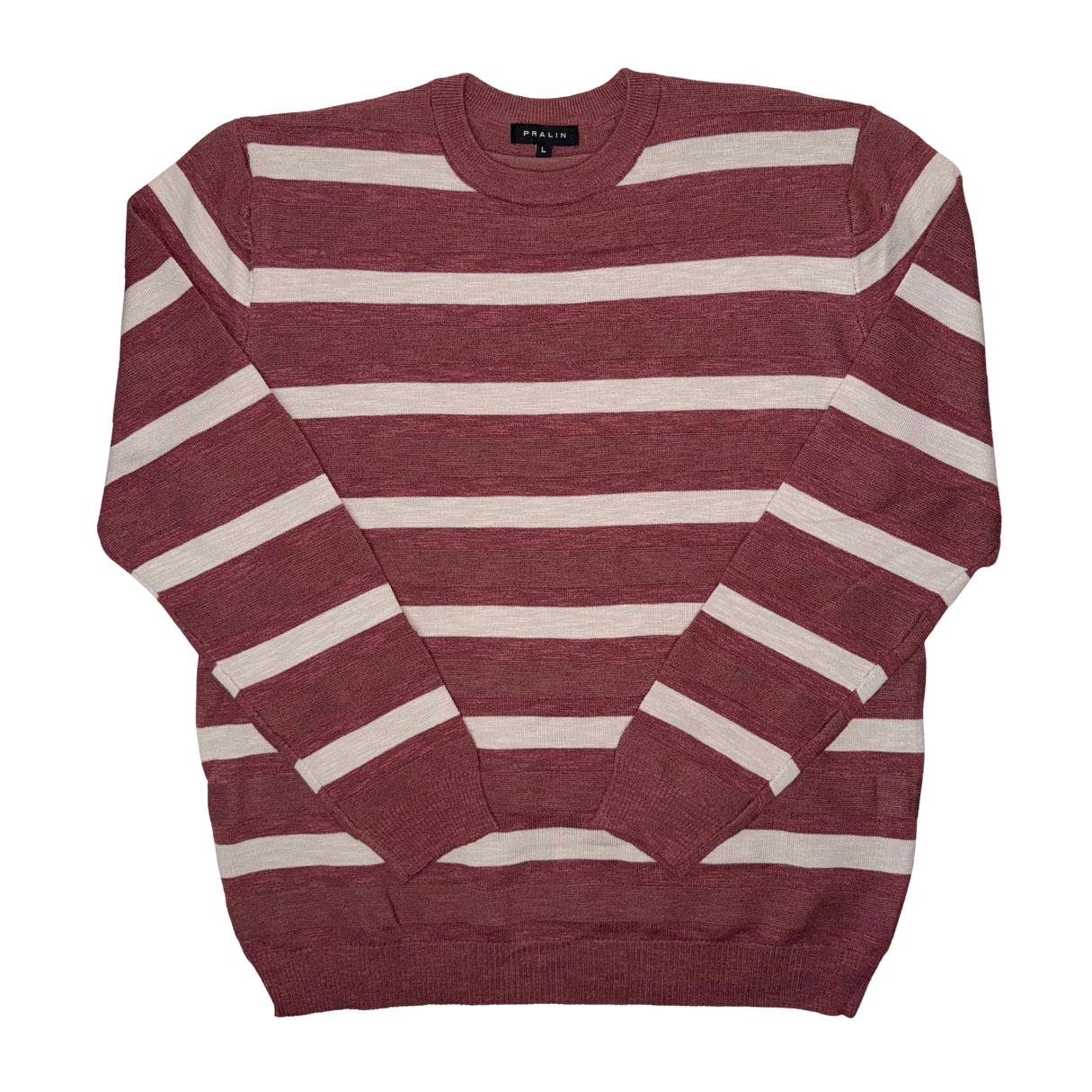 Suéter Palo Rosa con Cuello Redondo 103592 Hombre