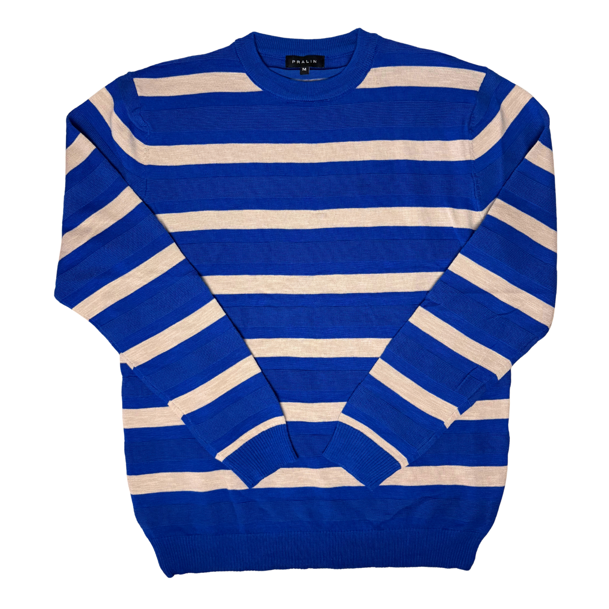 Suéter Azul con Cuello Redondo 103592 Hombre