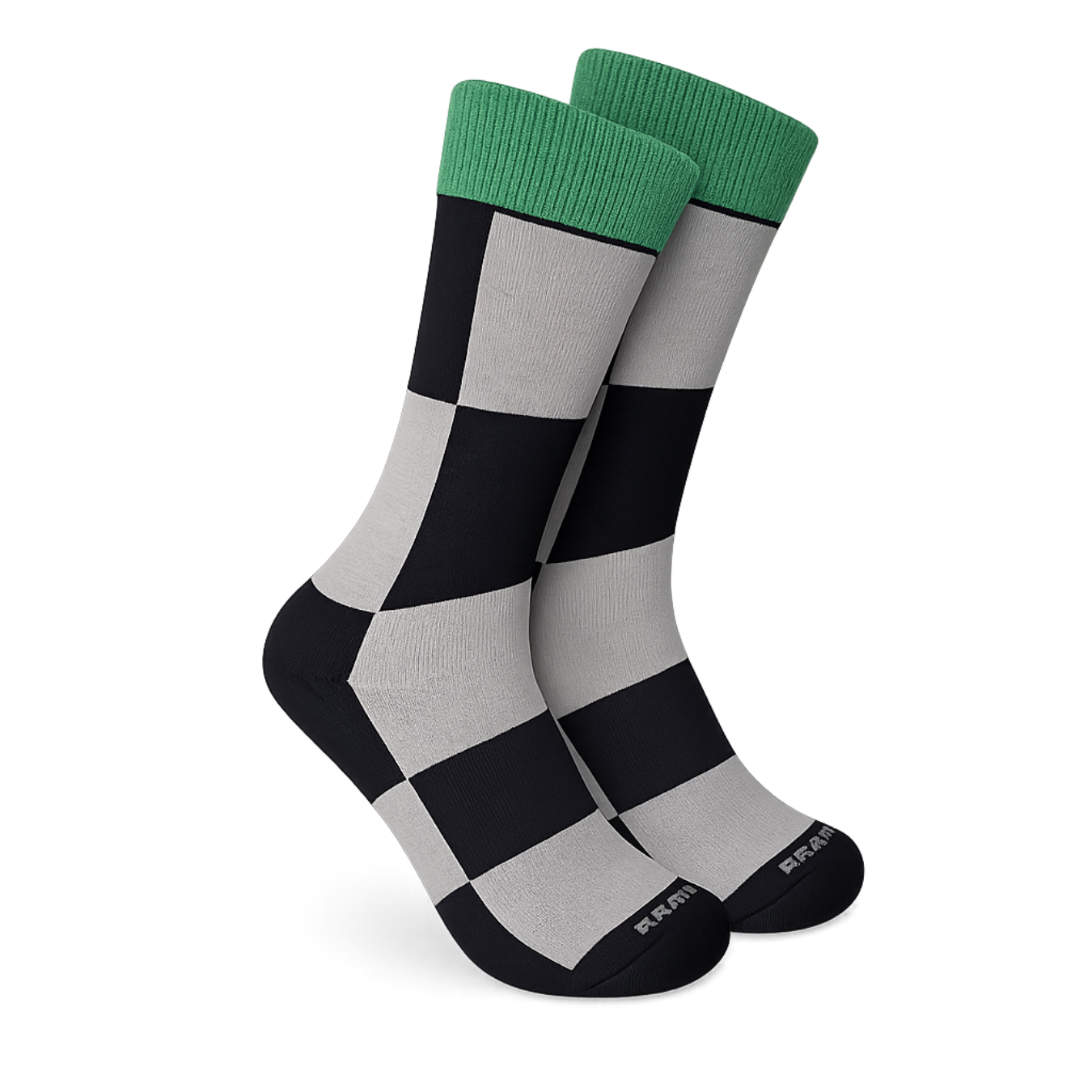 Calcetín Fashion Negro/Gris/Verde 0386 Hombre