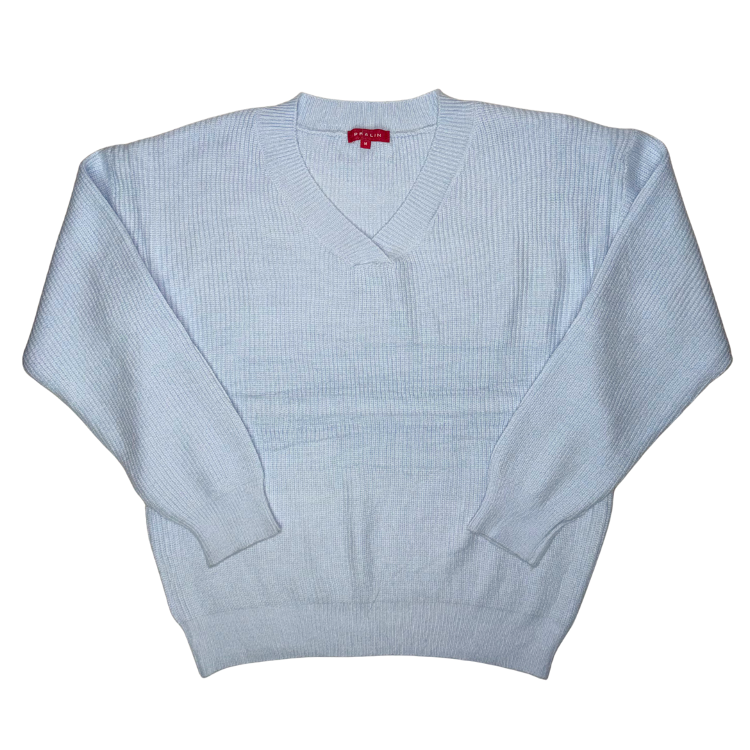 Suéter Estilo Flojo Cuello V 10492 Mujer