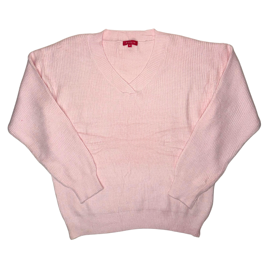 Suéter Estilo Flojo Cuello V 10492 Mujer