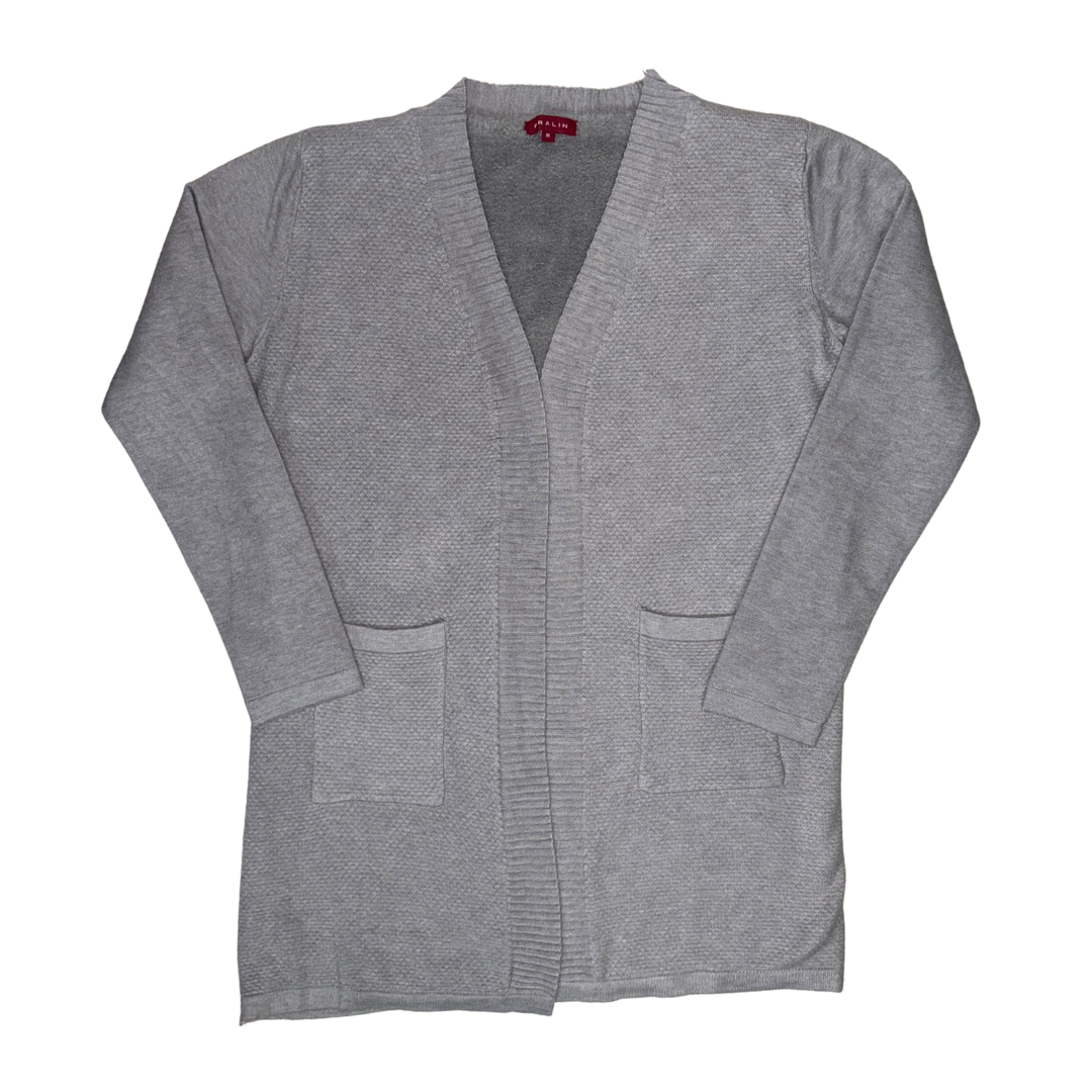 Suéter Abierto con Bolsas 10493 Mujer