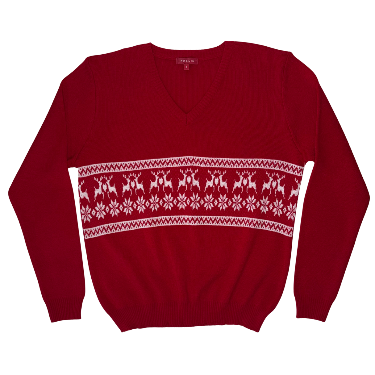 Suéter Navideño Cuello V 10362 Unisex Adulto