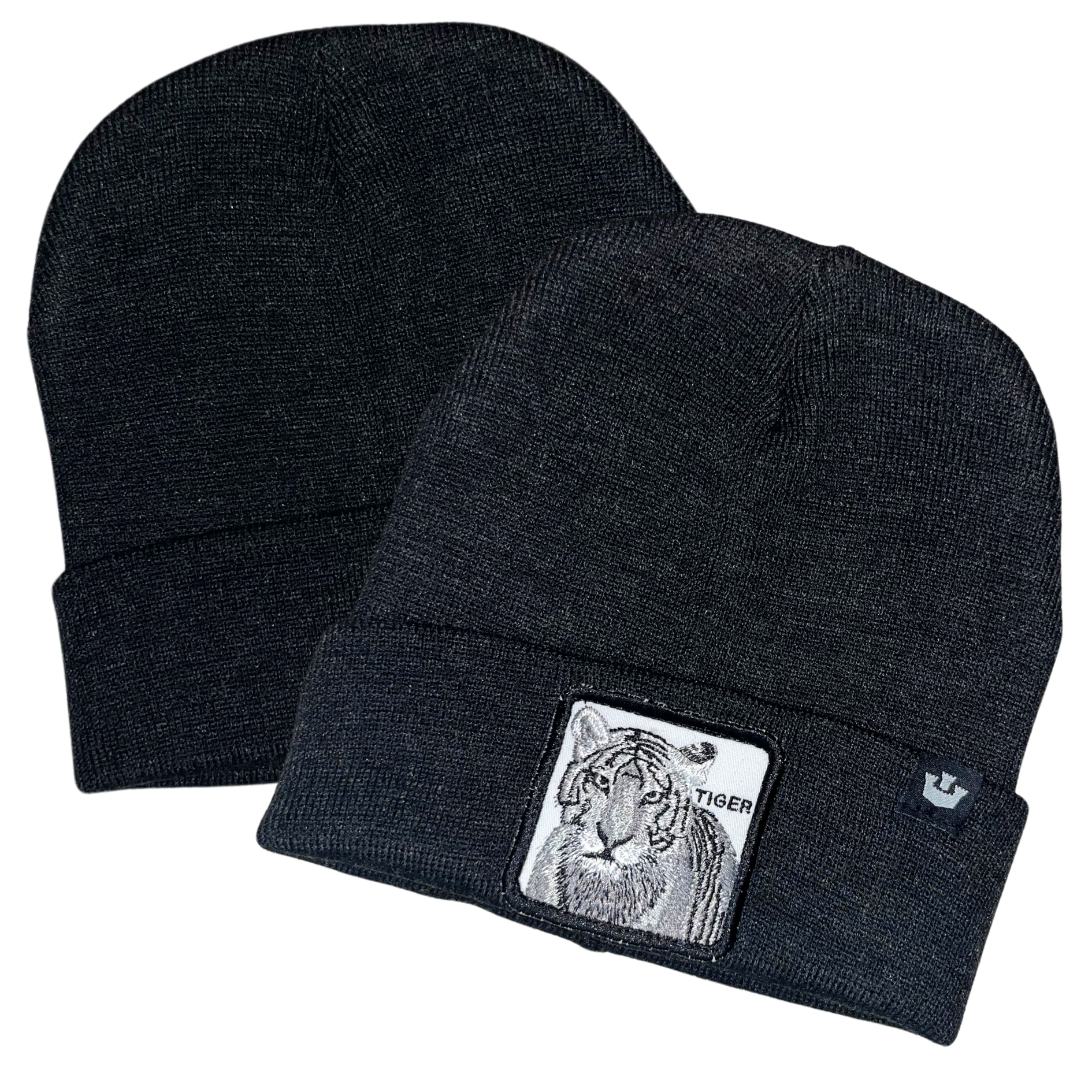 Combo de 2 Gorros para Adulto - Tigre y Gris