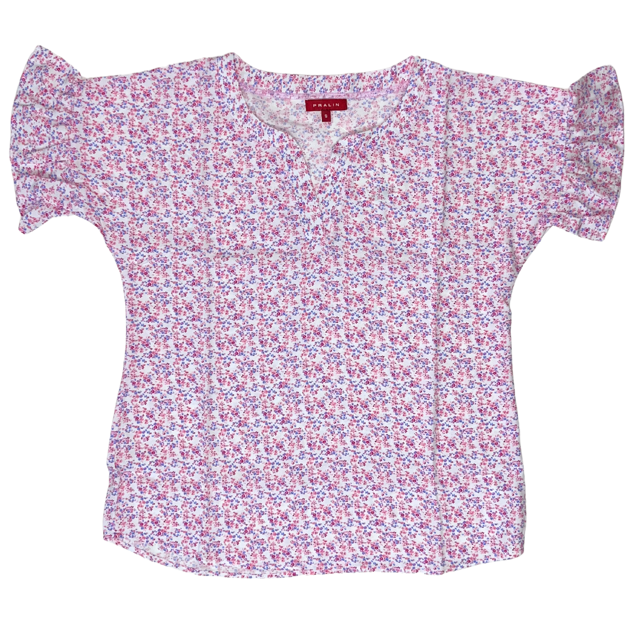 Blusa Lila Floral Kimono 10046 Mujer