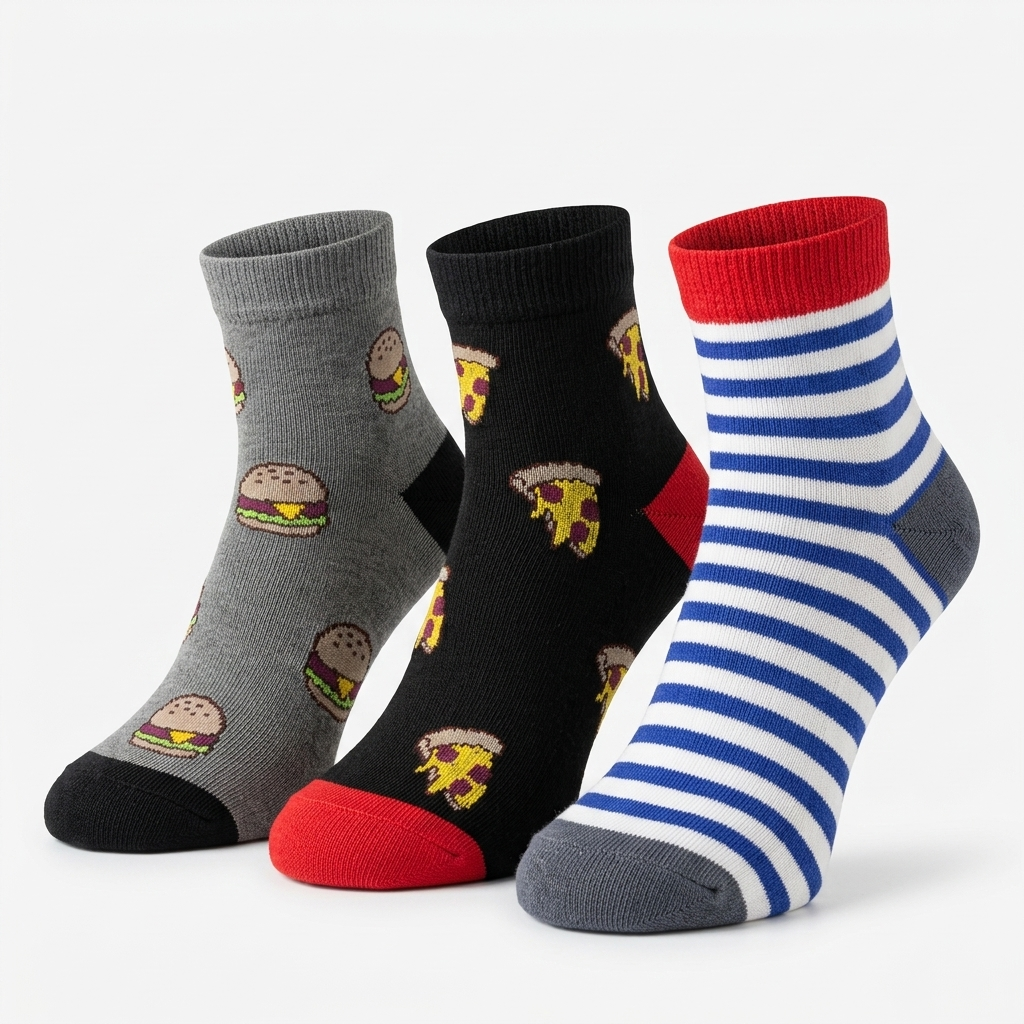 Calcetines Cortos Fashion Multicolor 01263 - 3 Pack