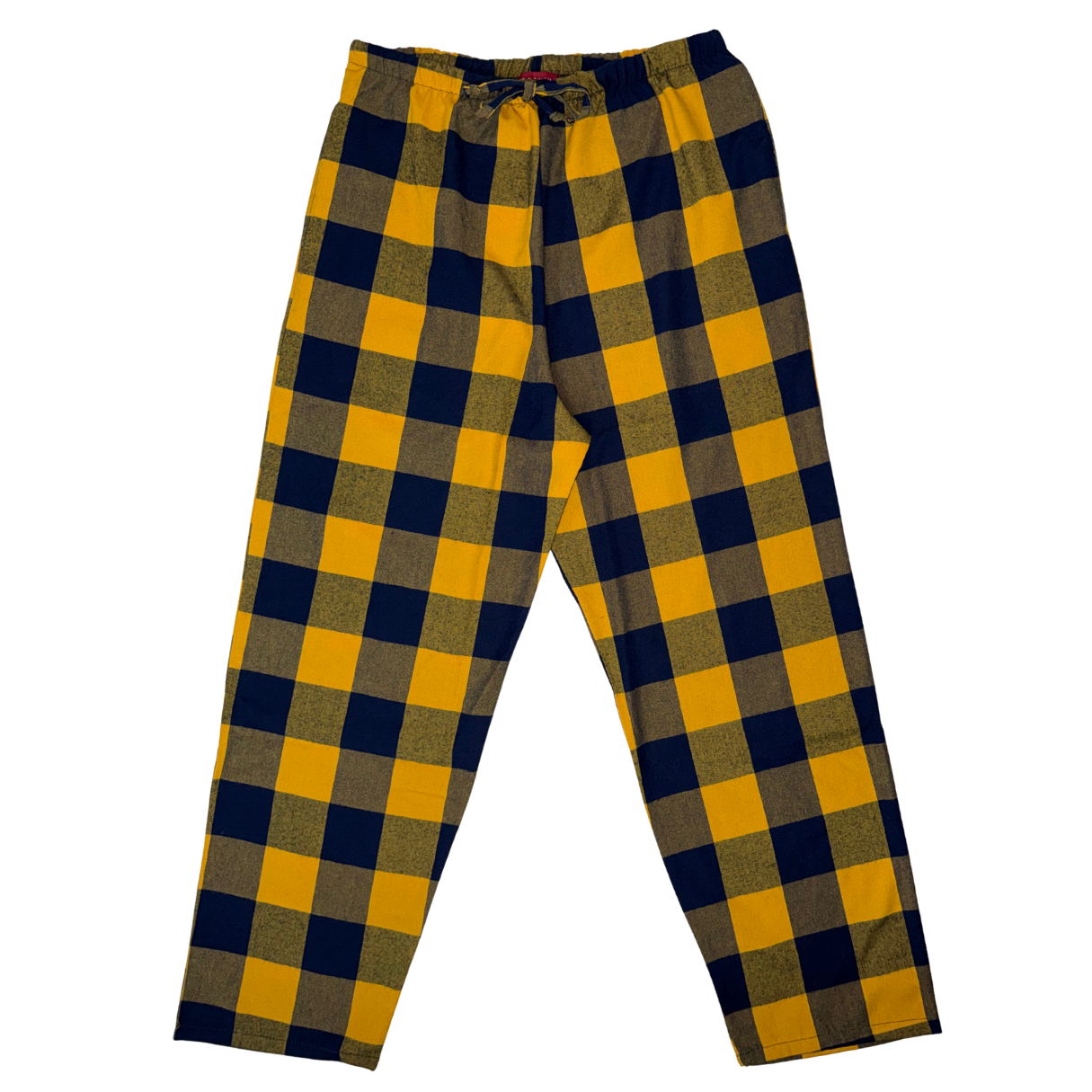 Pantalón Pijama con Bolsas Amarillo/Azul M. Unisex Adulto 000122