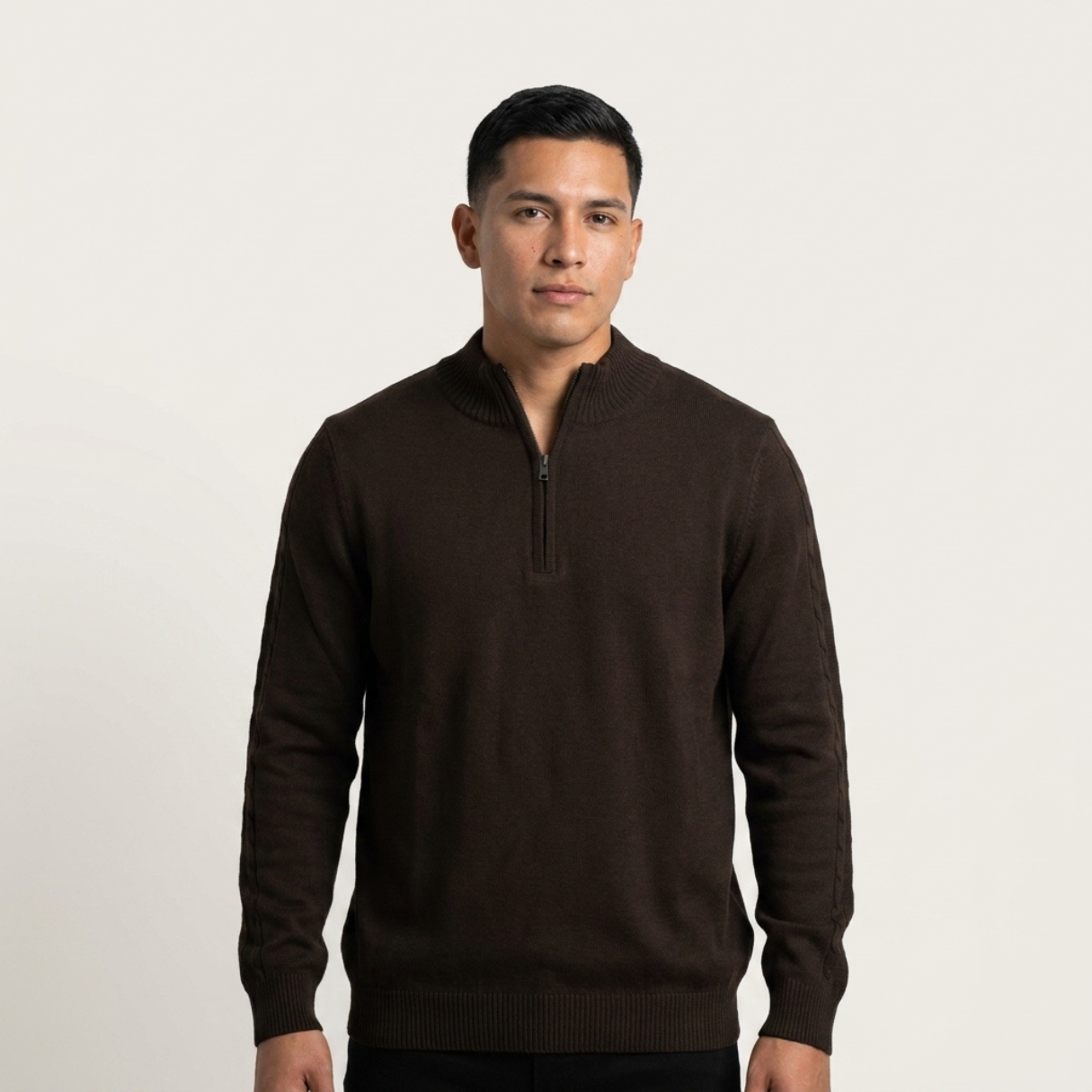 Suéter 1/2 Zipper 10373 Hombre