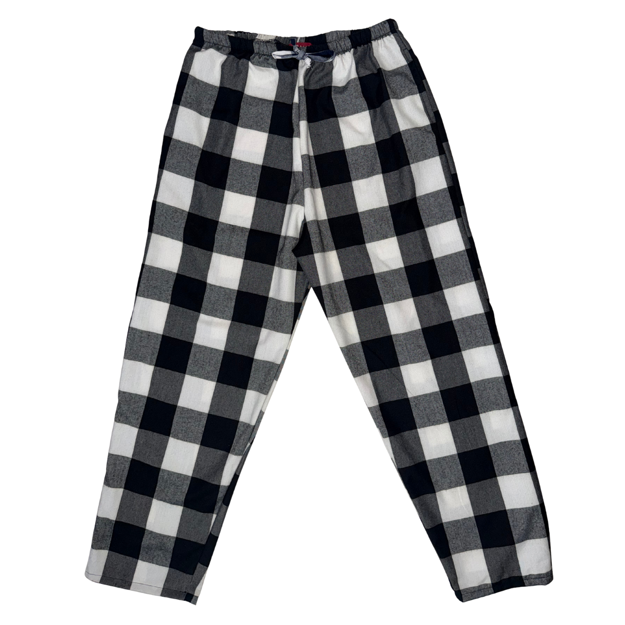 Pantalón Pijama con Bolsas Blanco/Negro Unisex Adulto 000122