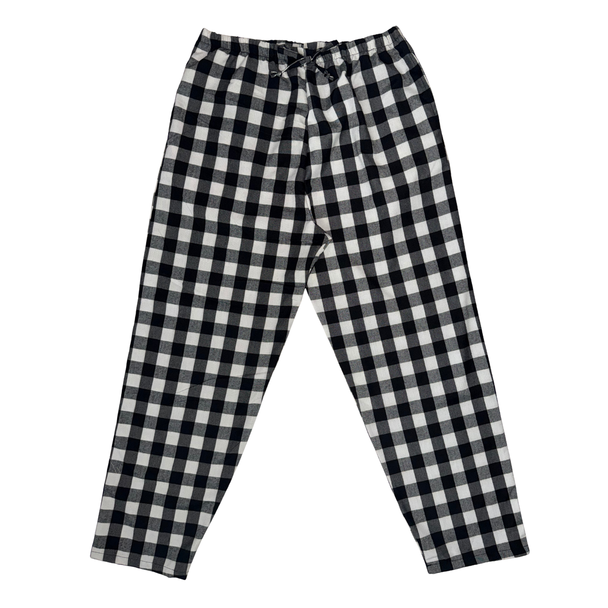 Pantalón Pijama con Bolsas Blanco/Negro Unisex Adulto 00012
