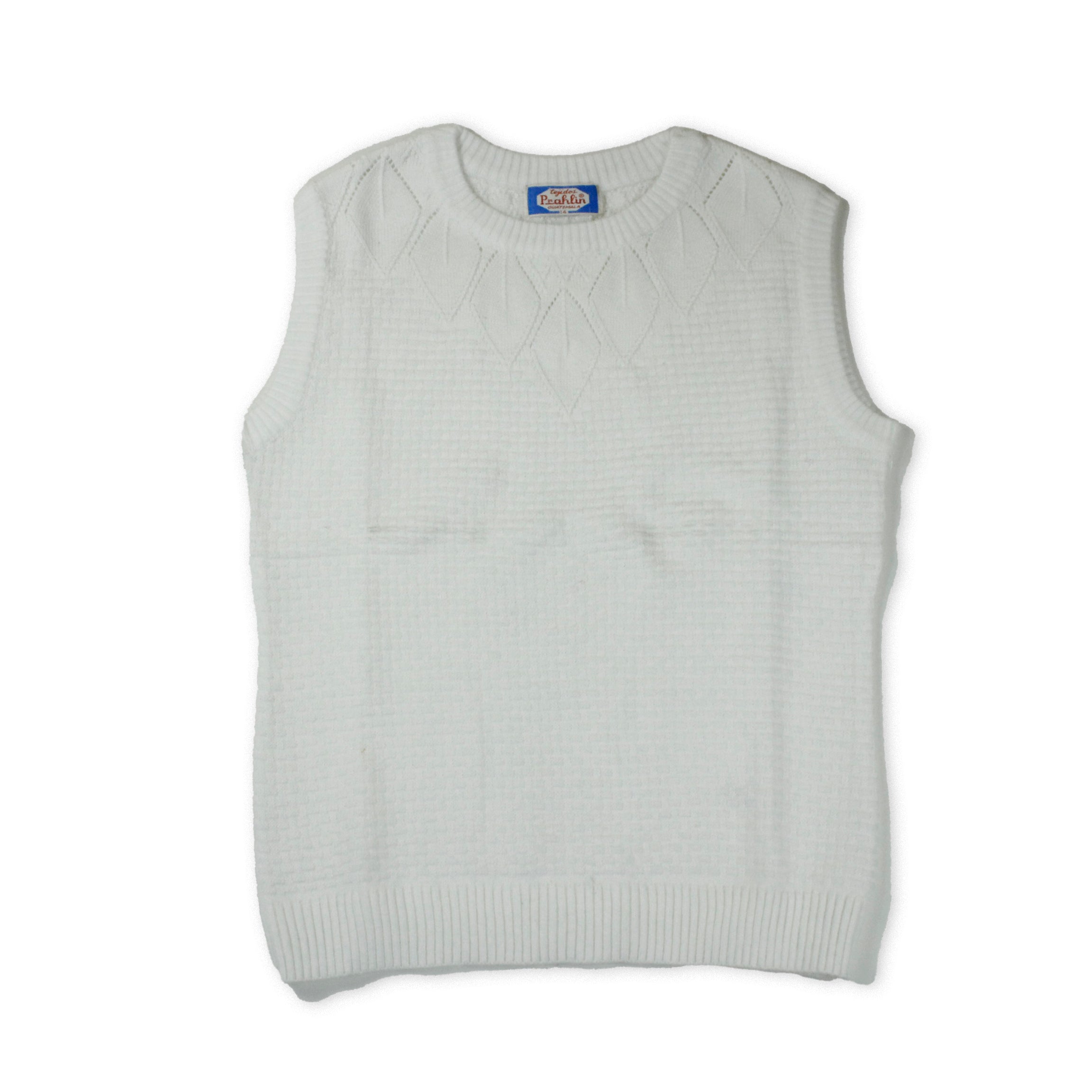 Chaleco Blanco de Niña - Talla 14