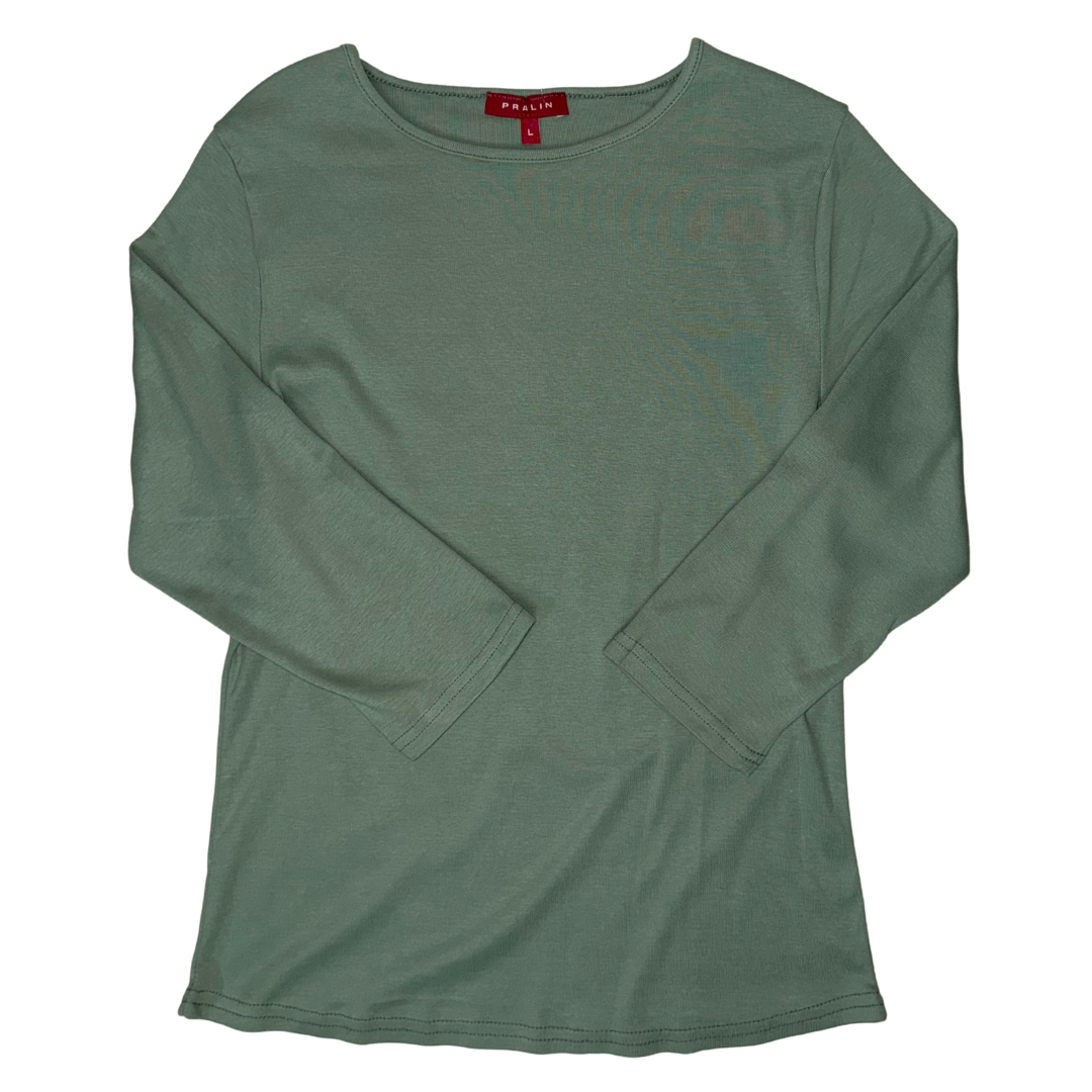 Blusa Manga 3/4 con Cuello Redondo 10064 Mujer