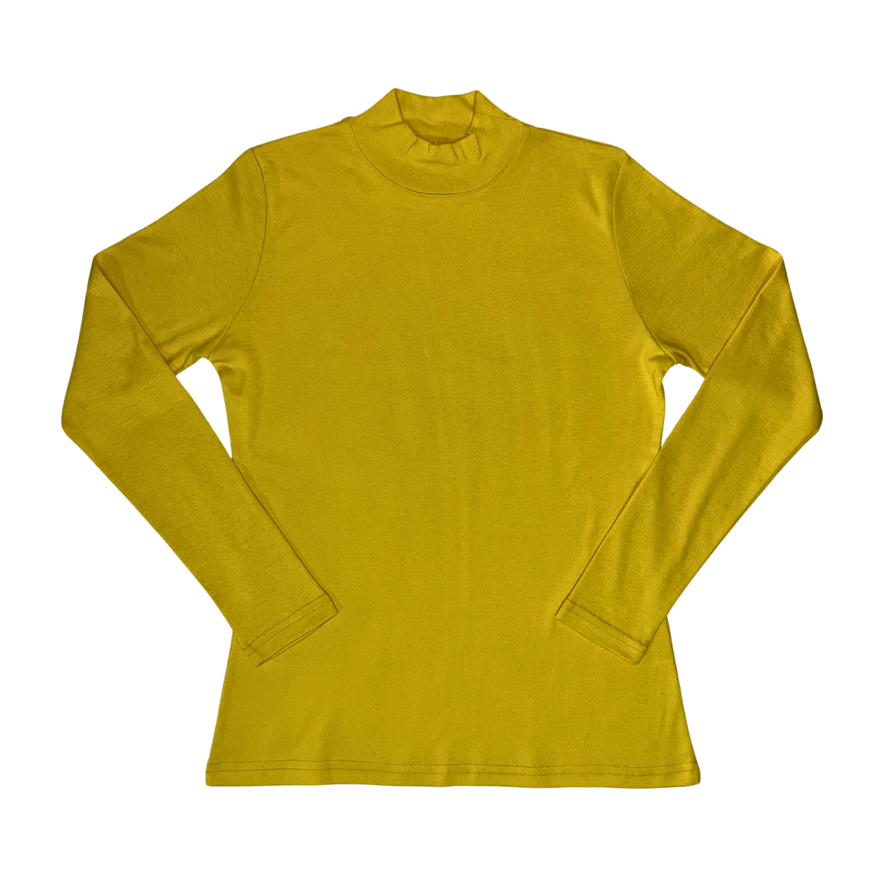 Blusa Manga Larga con Cuello Mock 10472 Mujer