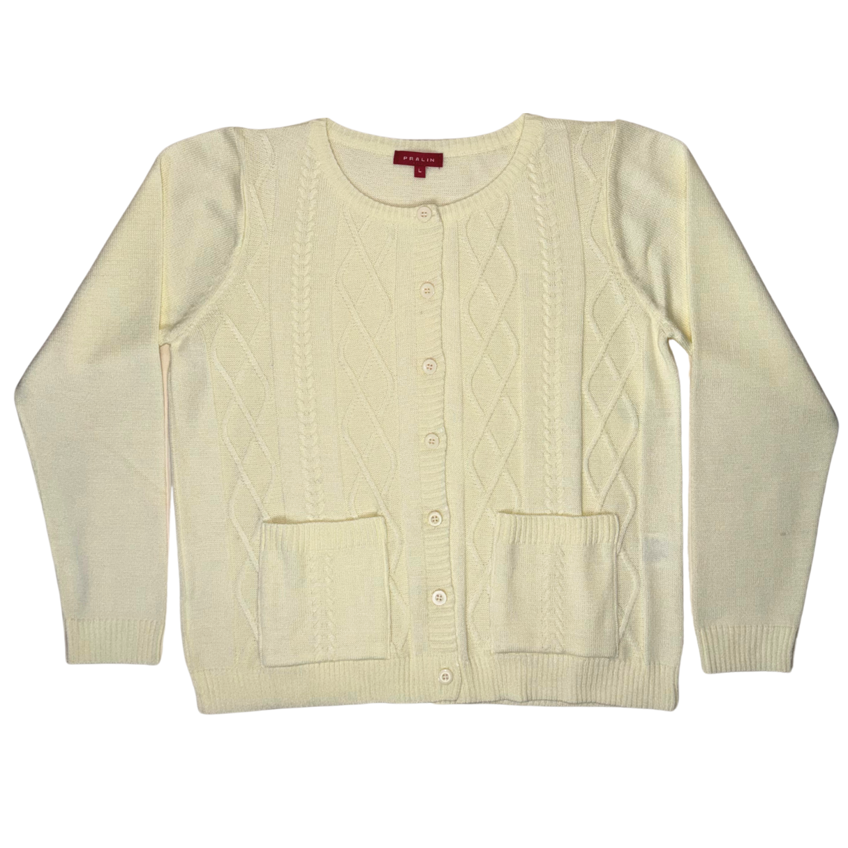 Suéter de Botones con Bolsas 10413 Mujer