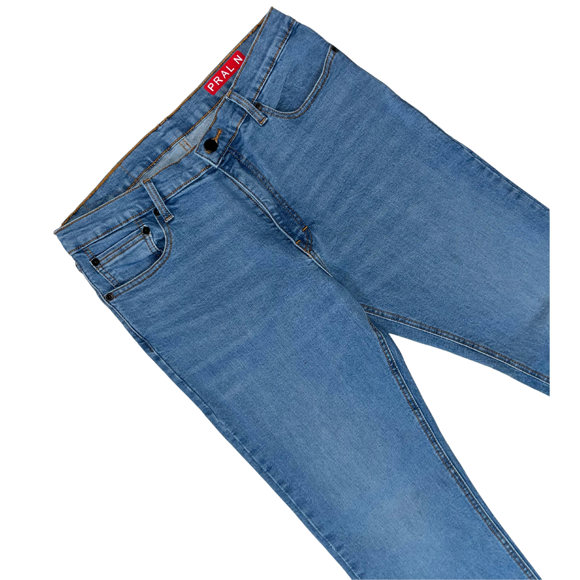 Jeans Celestes Estilo Slim para Hombre