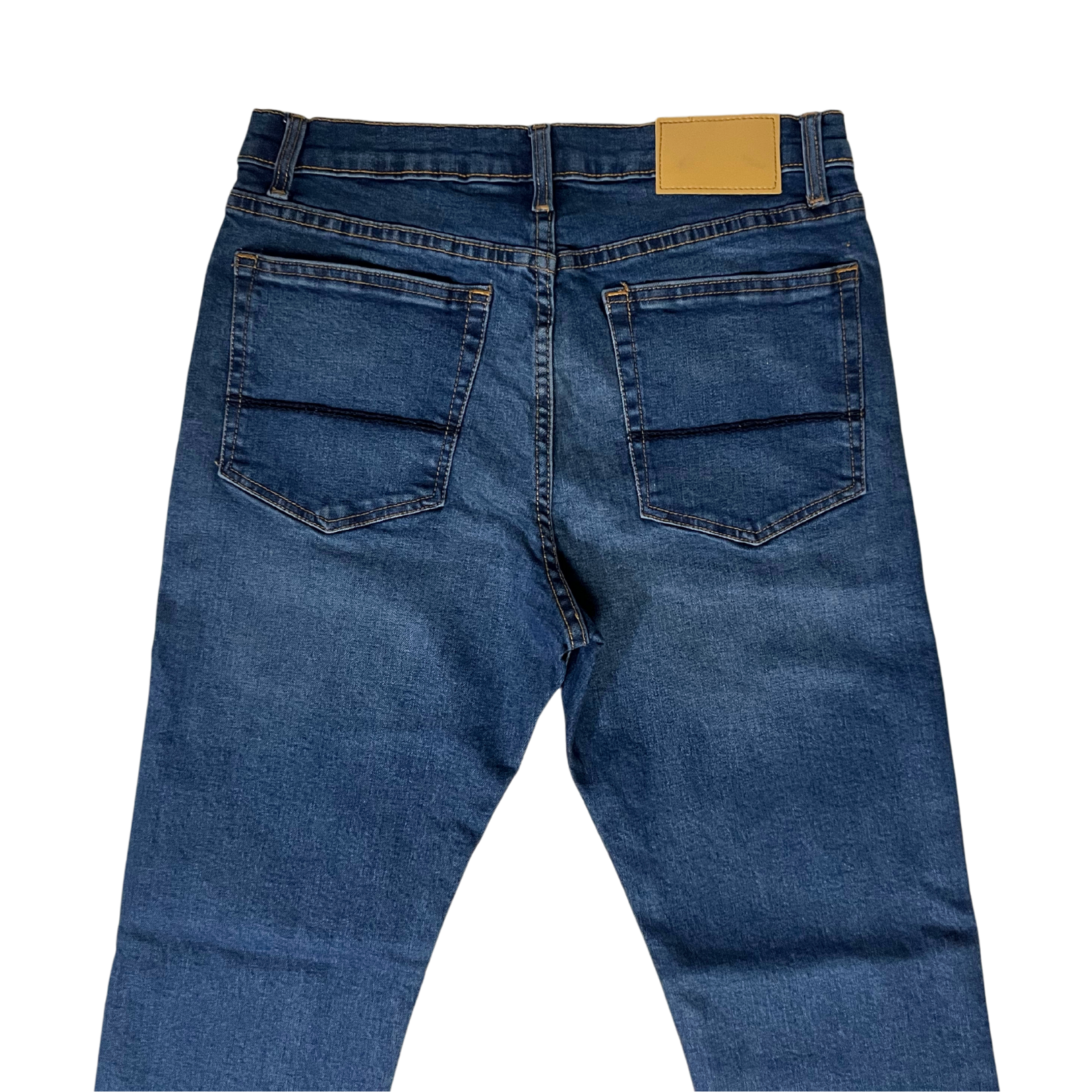 Jeans Azul Medio Estilo Slim para Hombre