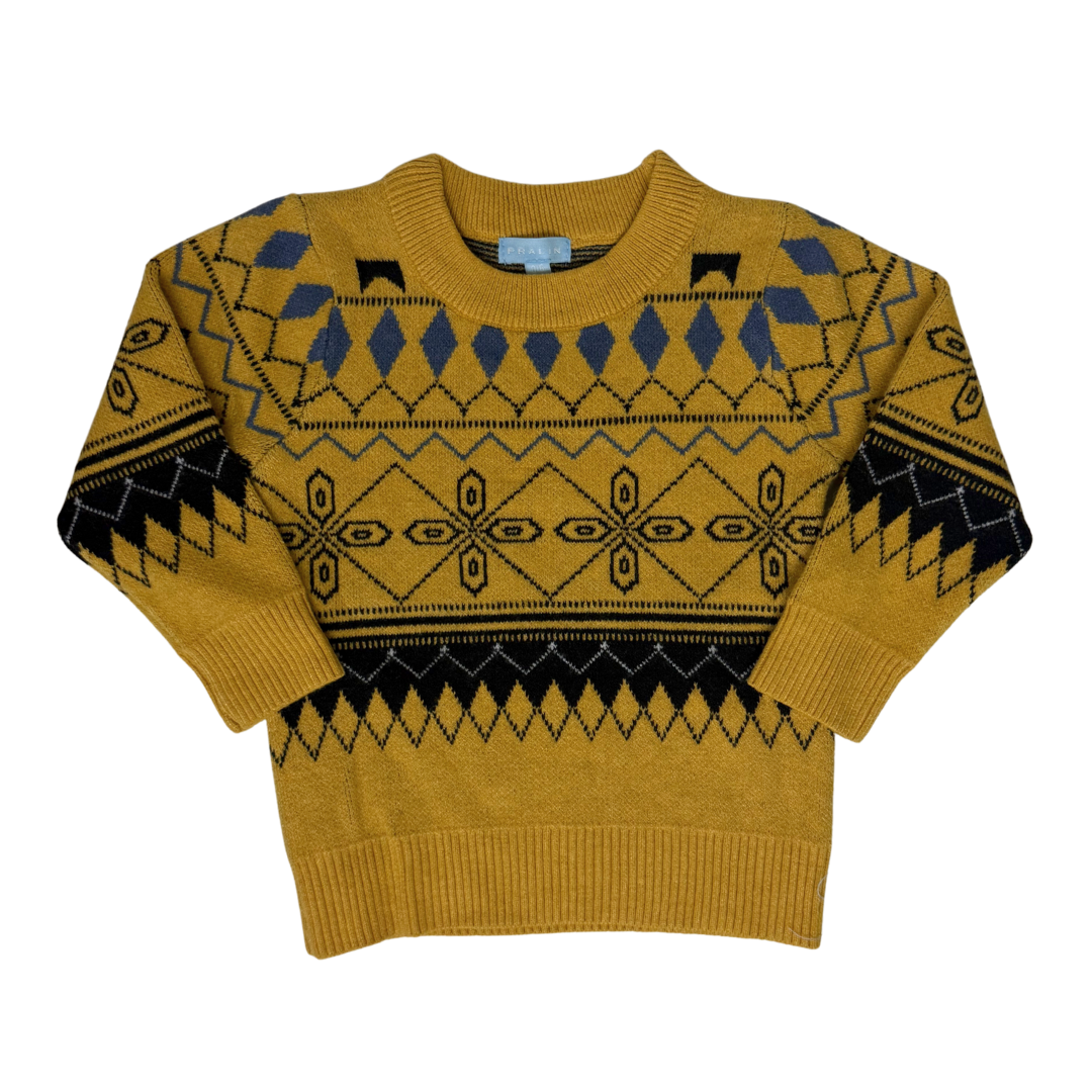 Suéter Mostaza Cuello Redondo 10218 Bebé