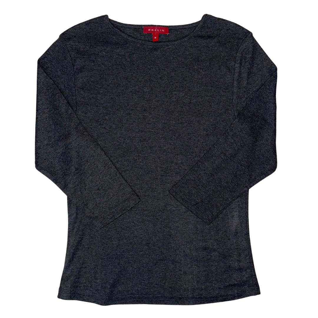 Blusa Manga 3/4 con Cuello Redondo 10064 Mujer