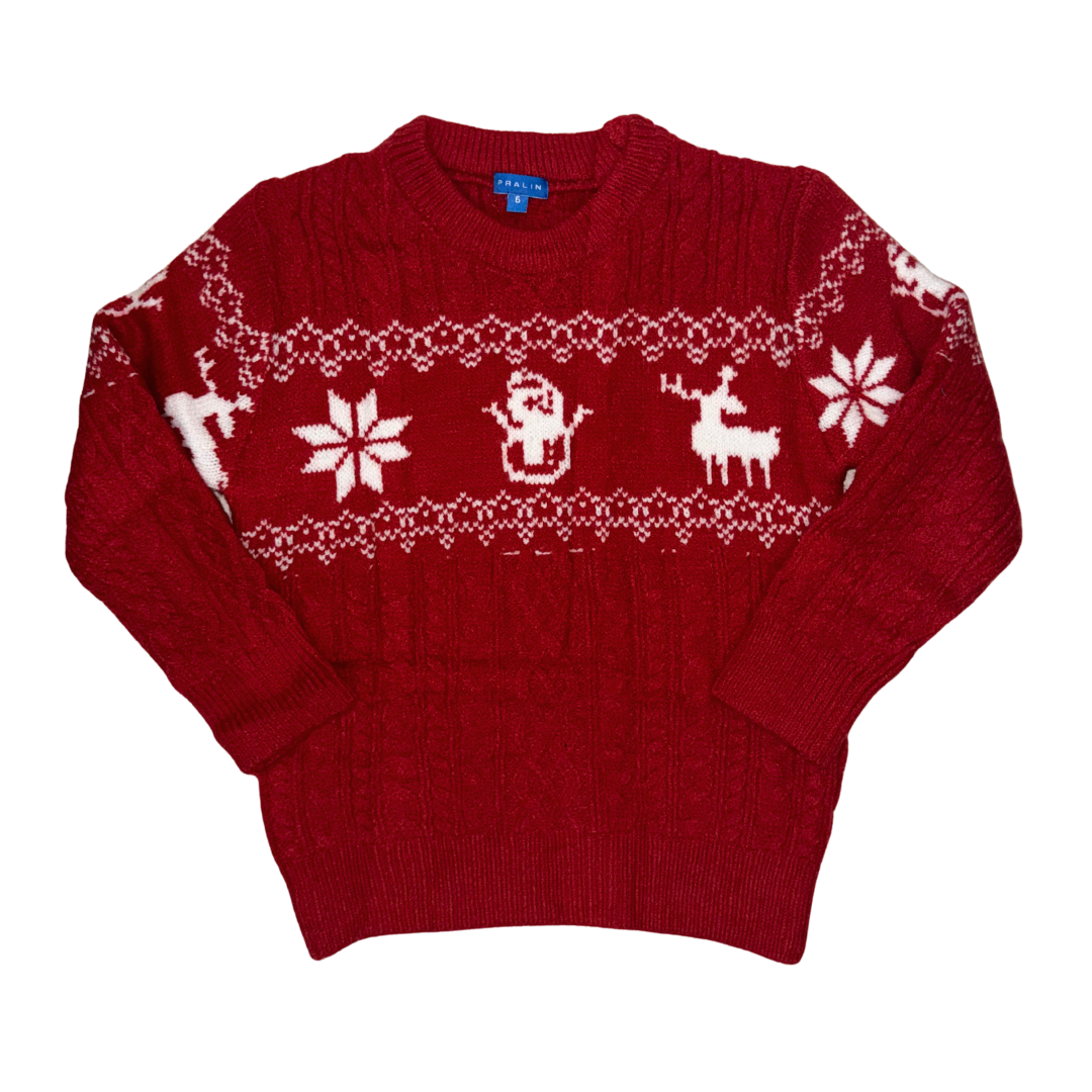 Suéter Navideño Cuello Redondo 10217 Niño