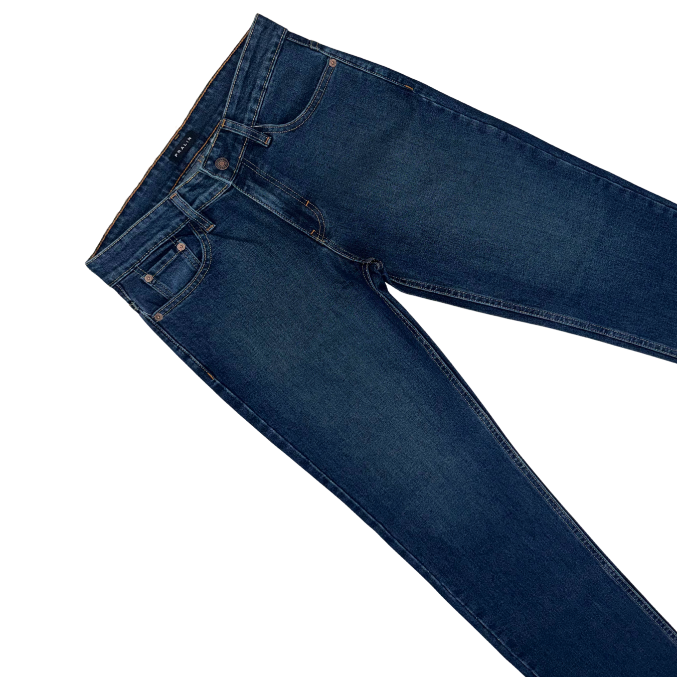 Jeans Azul Oscuro 02 Estilo Slim para Hombre