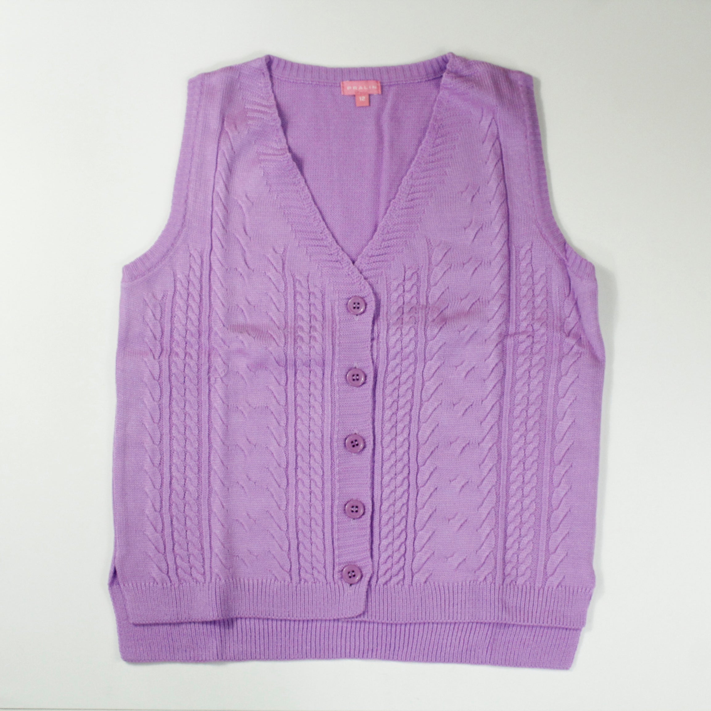 Chaleco Lila de Niña - Talla 12