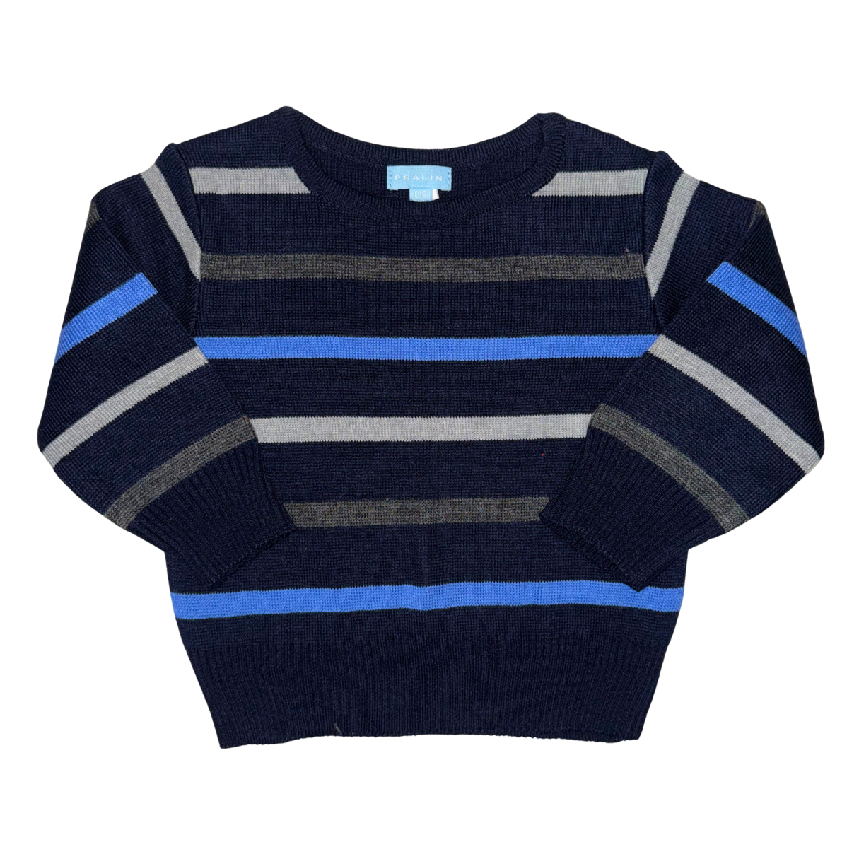 Suéter Azul M. Cuello Redondo Bebé - Talla 0-6 Meses