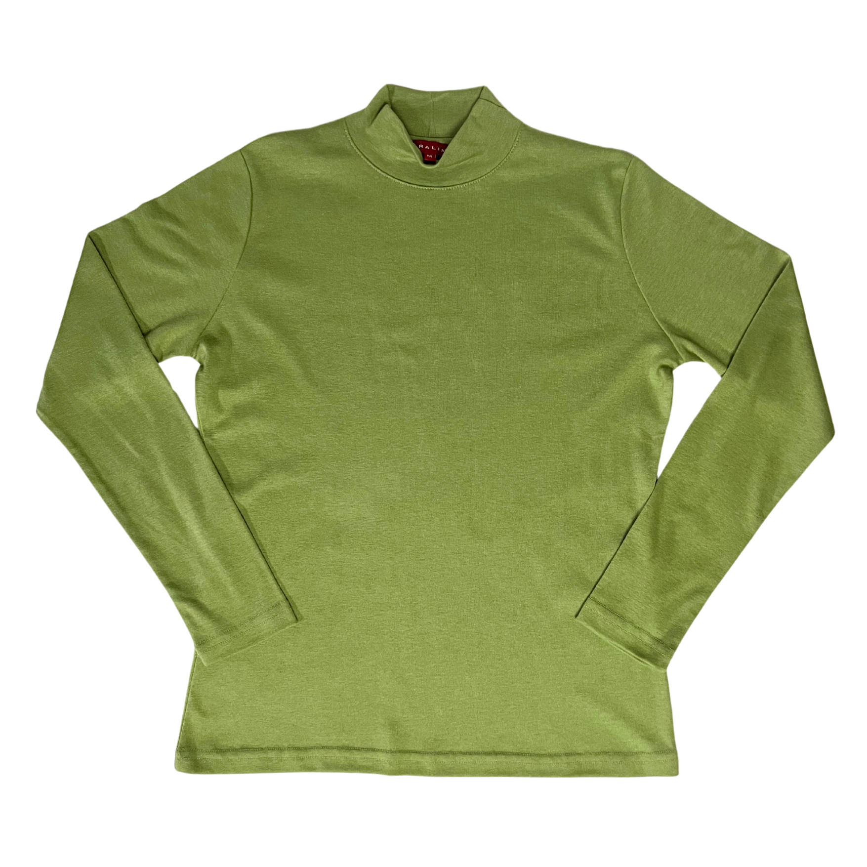 Blusa Manga Larga con Cuello Mock 10472 Mujer