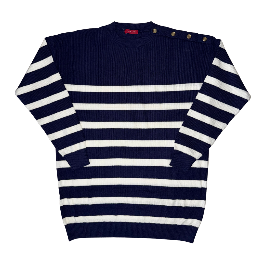 Suéter Oversize Cuello Redondo 10493 Mujer