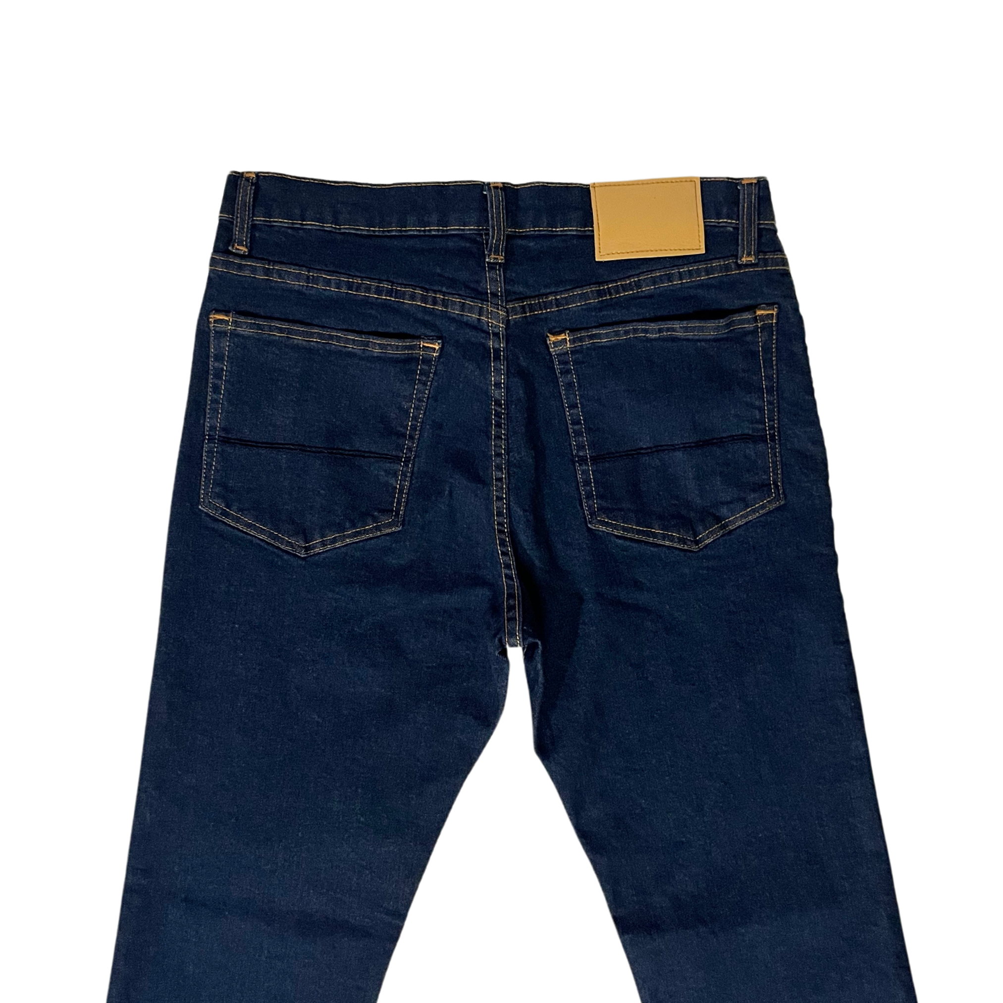Jeans Azul Oscuro Estilo Slim para Hombre