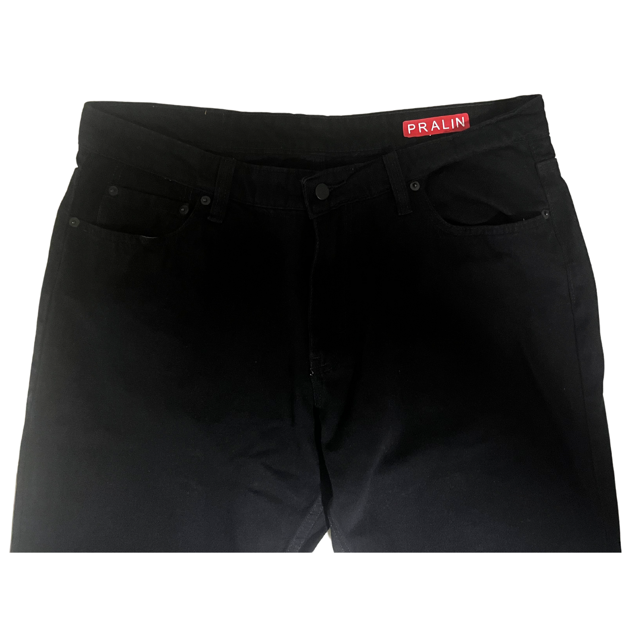 Jeans Negros Estilo Recto para Hombre