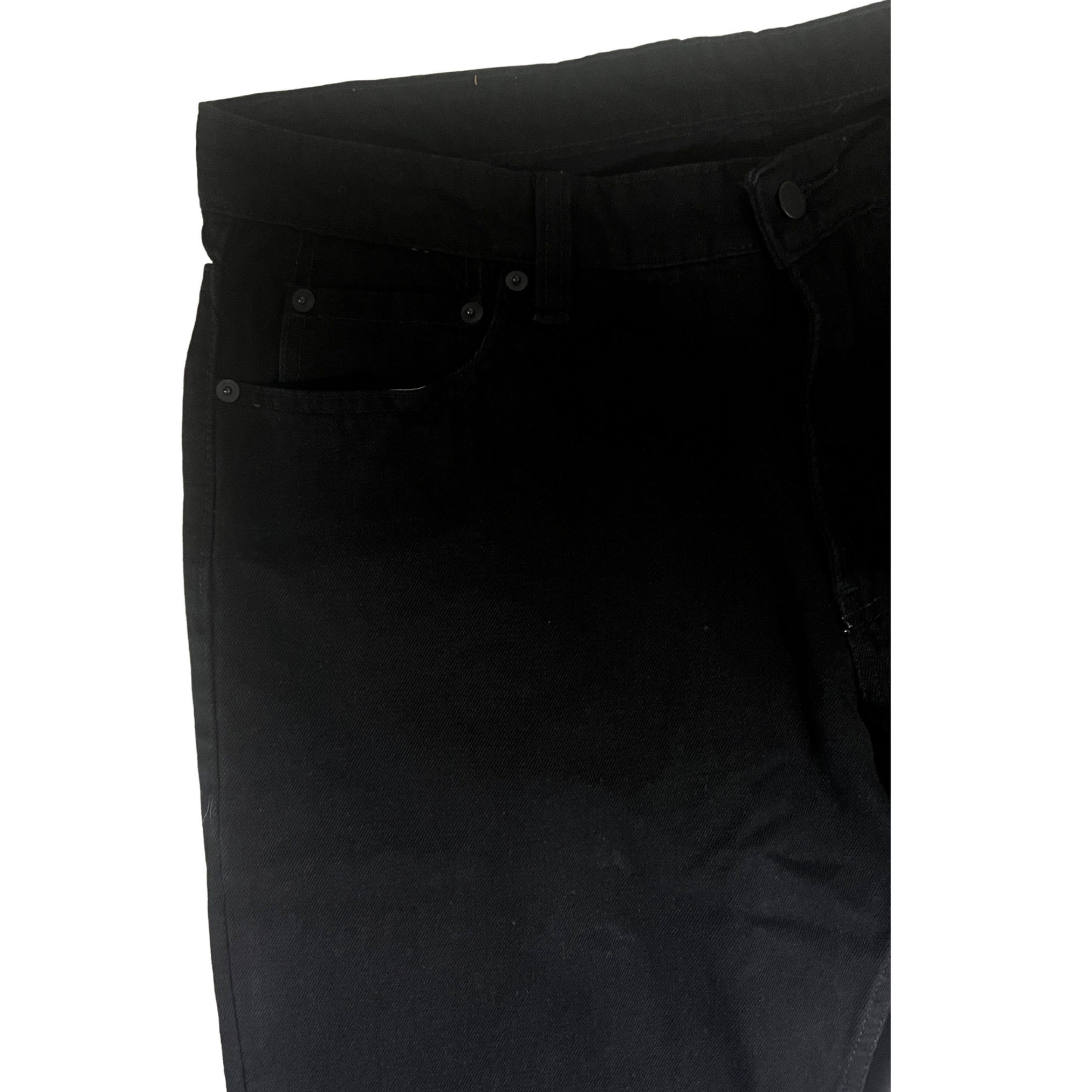 Jeans Negros Estilo Recto para Hombre
