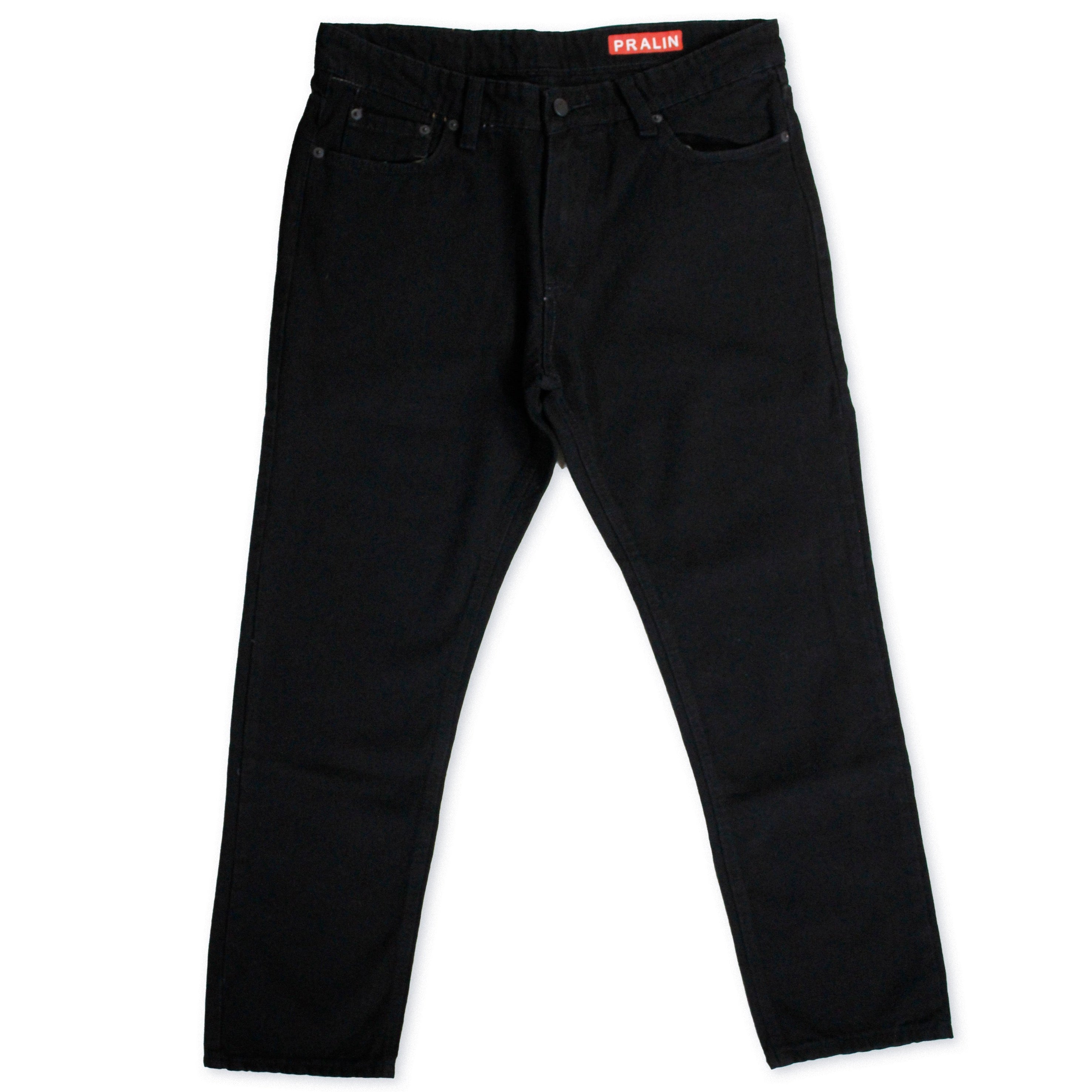 Jeans Negros Estilo Recto para Hombre