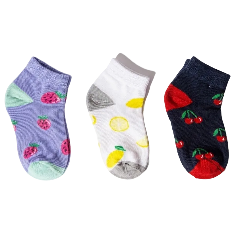 Calcetas Turquesa/Blanco/Azul M. 01353 Niña - 3 Pack