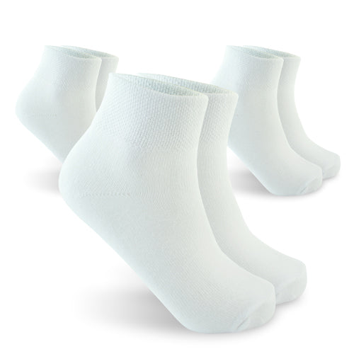 Calceta Blanca 0002 Niña - 3 Pack