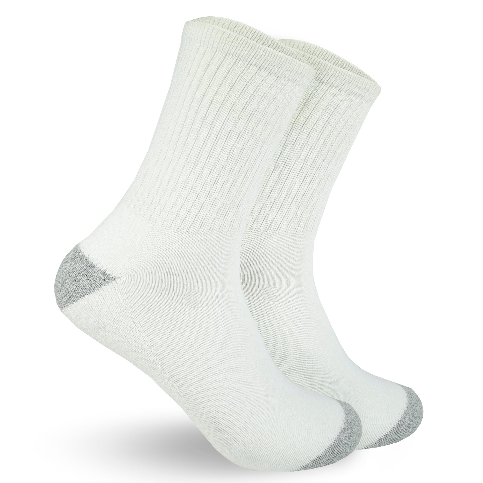 Calcetín Largo Blanco/Gris de Hombre 0003 - 3 Pack