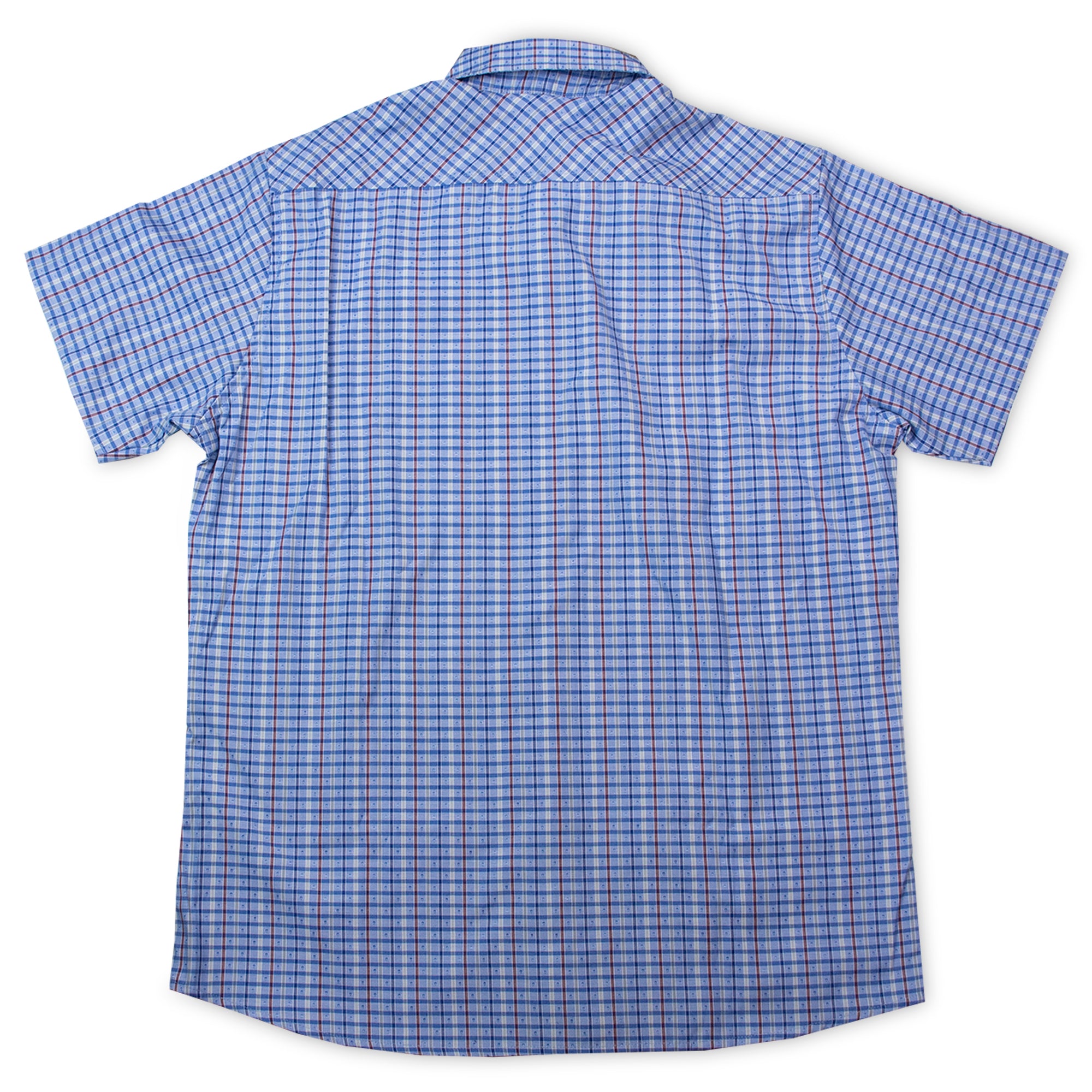 Camisa Celeste Manga Corta 10015 Hombre